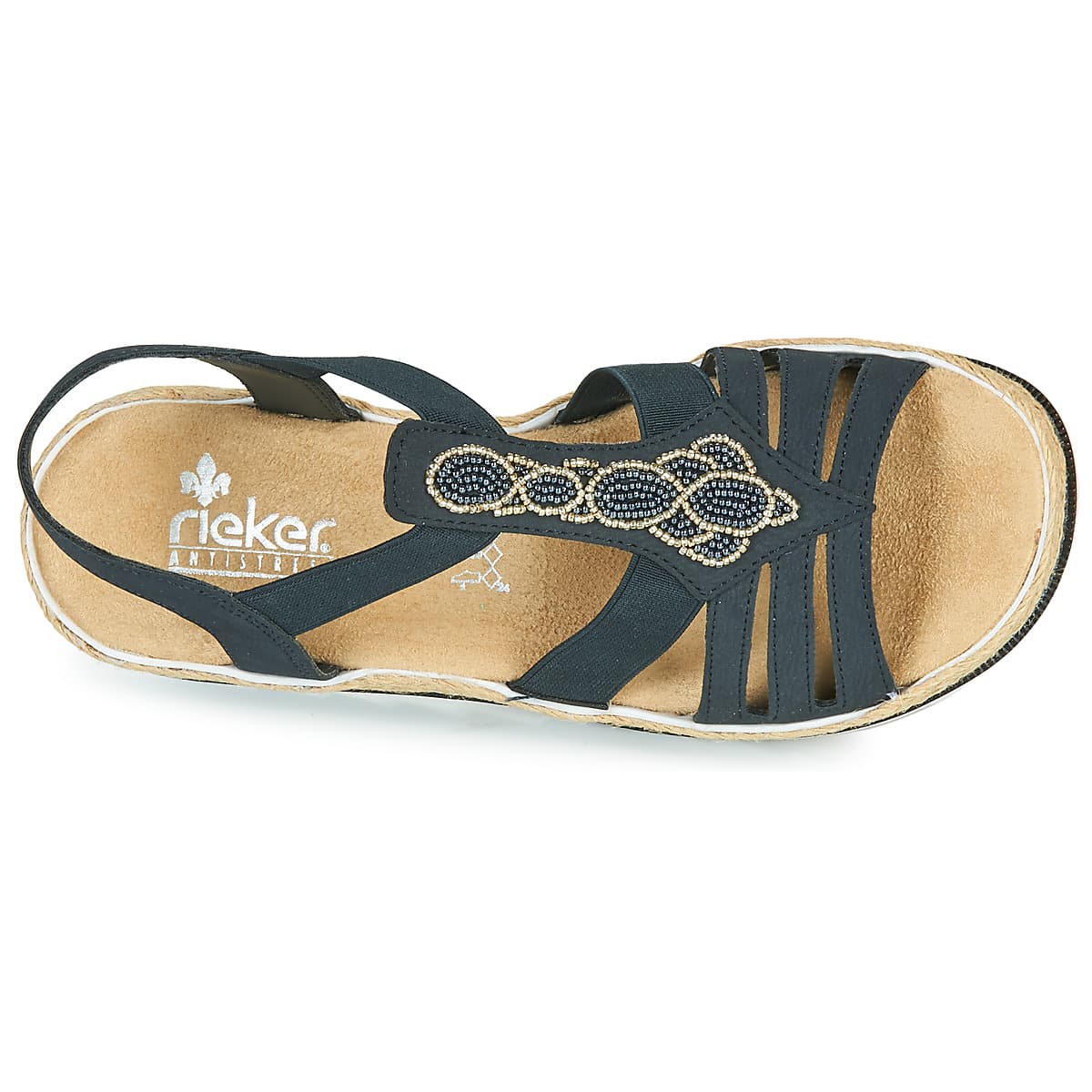 Women's Platforms Rieker Black