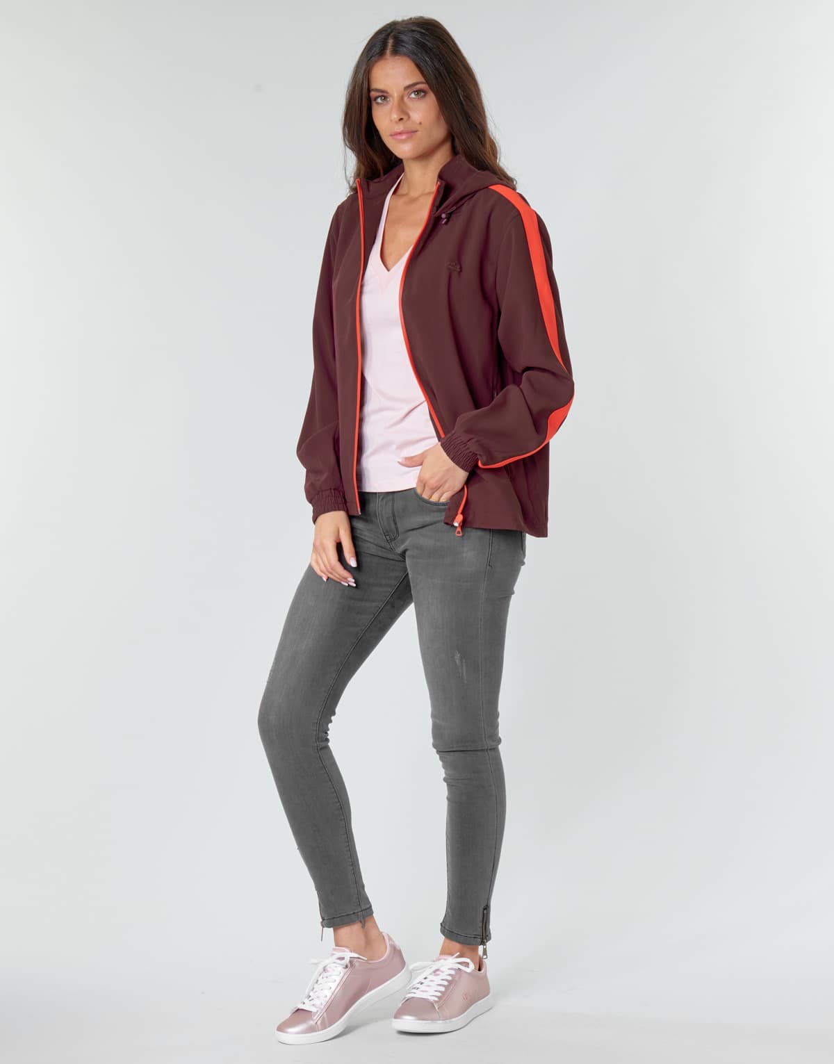 Women's Sweatshirts Lacoste Bordeaux