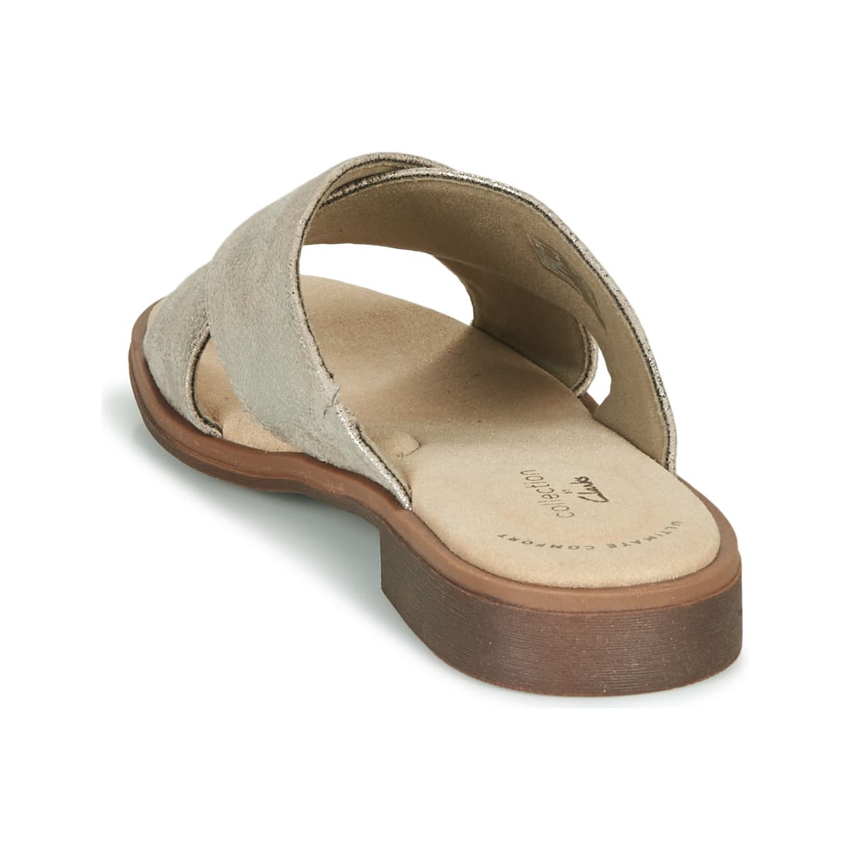 Women's Mules Clarks Silver