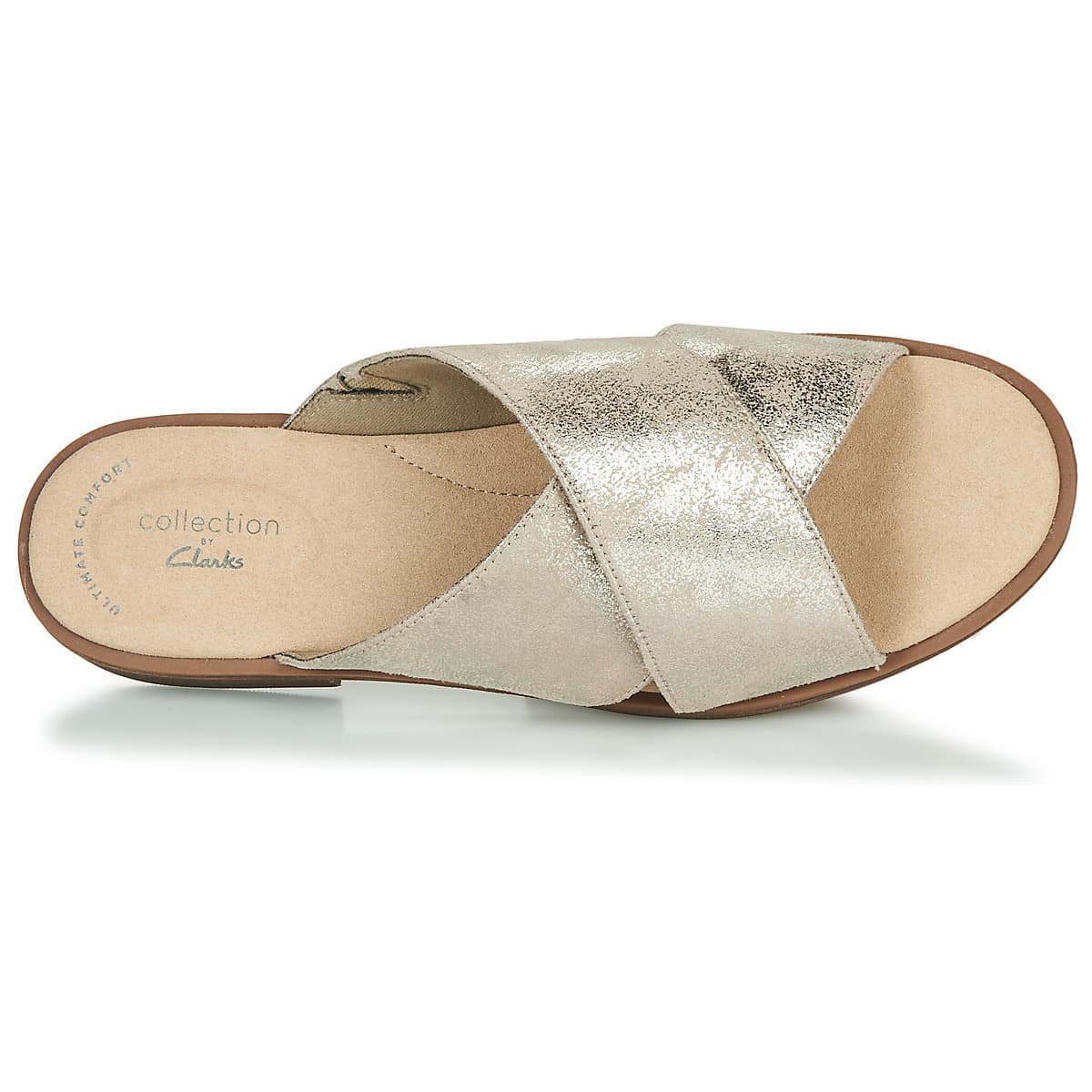 Women's Mules Clarks Silver