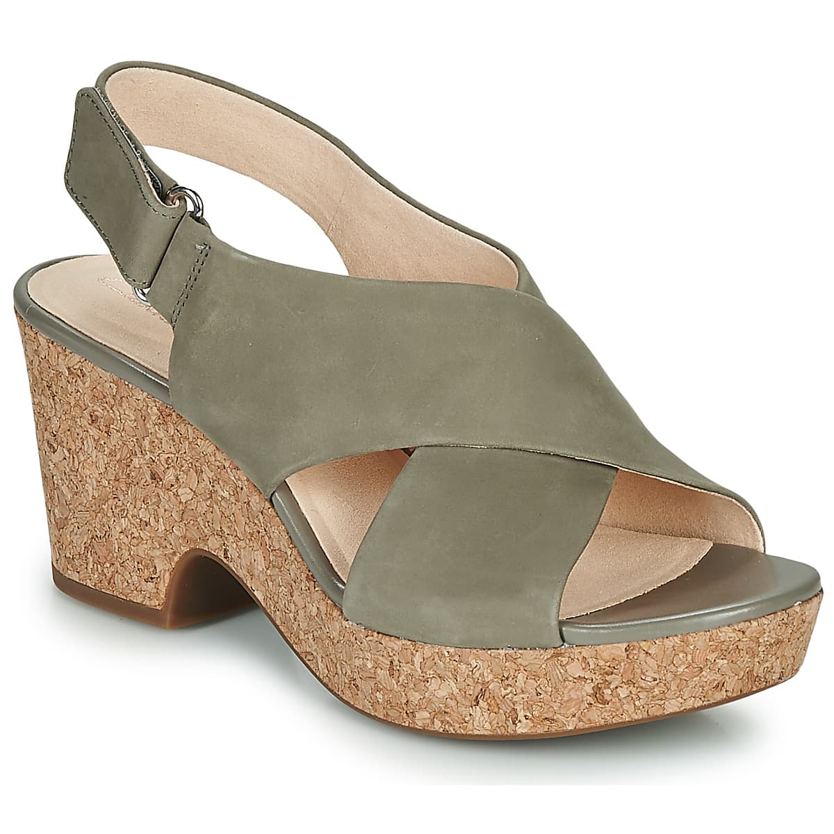 Women's Platforms Clarks Gray
