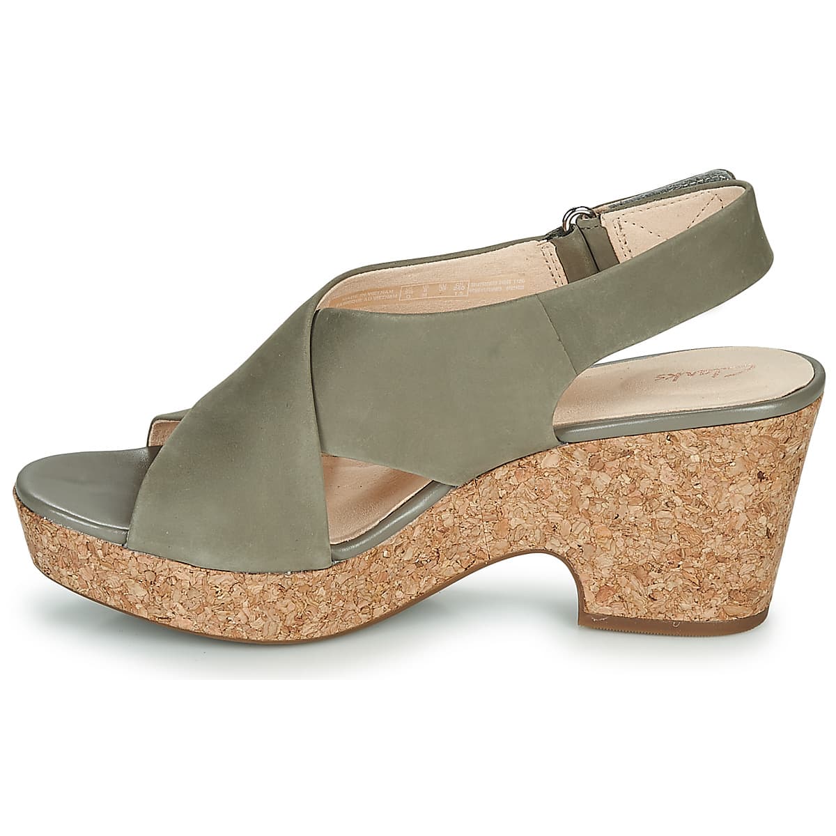 Women's Platforms Clarks Gray