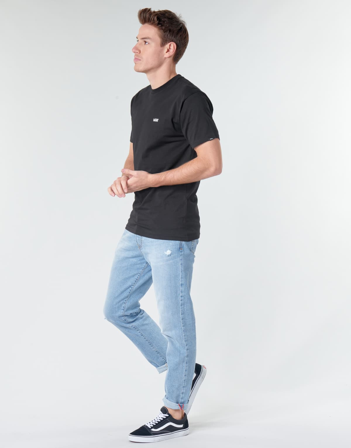 Men's T-Shirts Vans Black