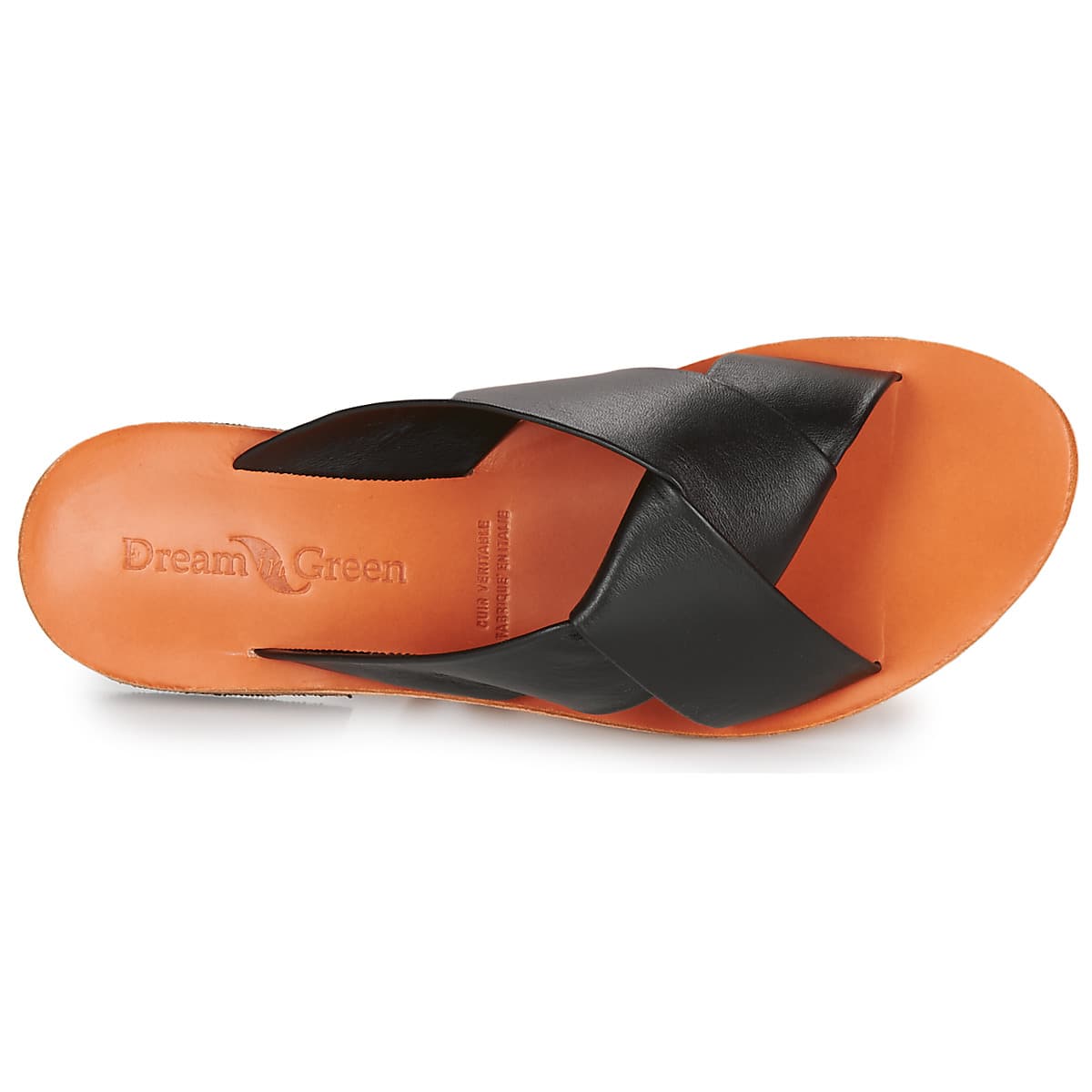 Women's Mules Dream in Green Black