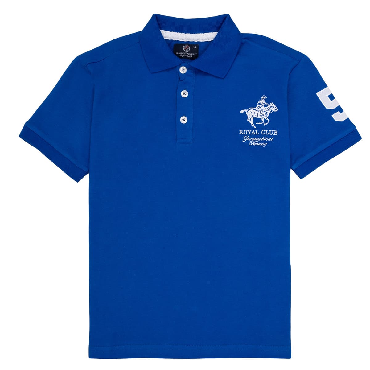 Boys' Polo Shirts Geographical Norway Blue