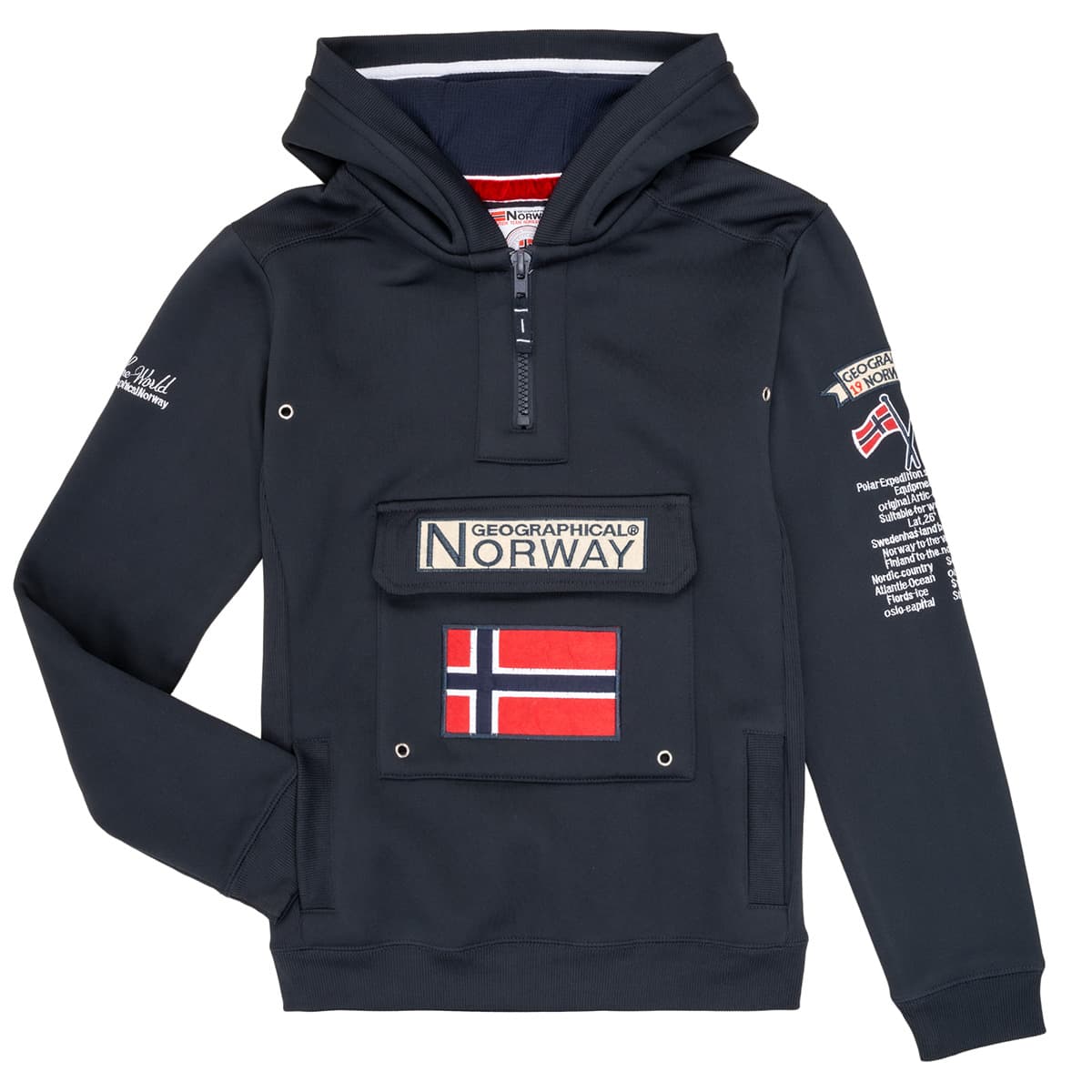 Boys' Hoodies & Sweatshirts Geographical Norway Khaki