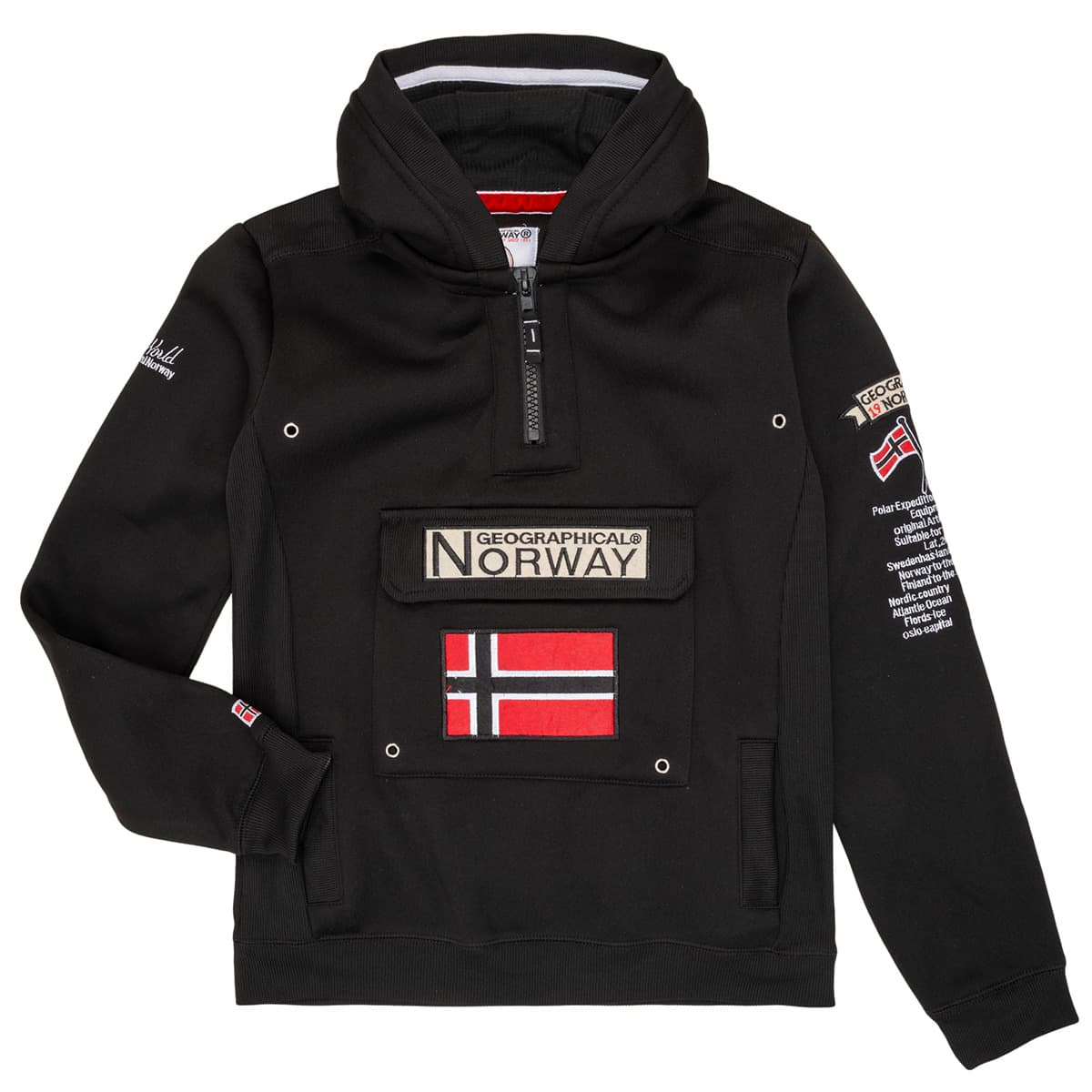 Boys' Hoodies & Sweatshirts Geographical Norway Khaki