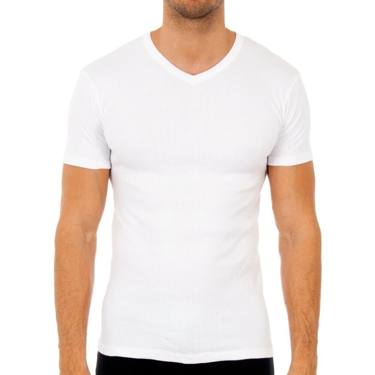 T-shirt με κοντά μανίκια Abanderado 0205-BLANCO