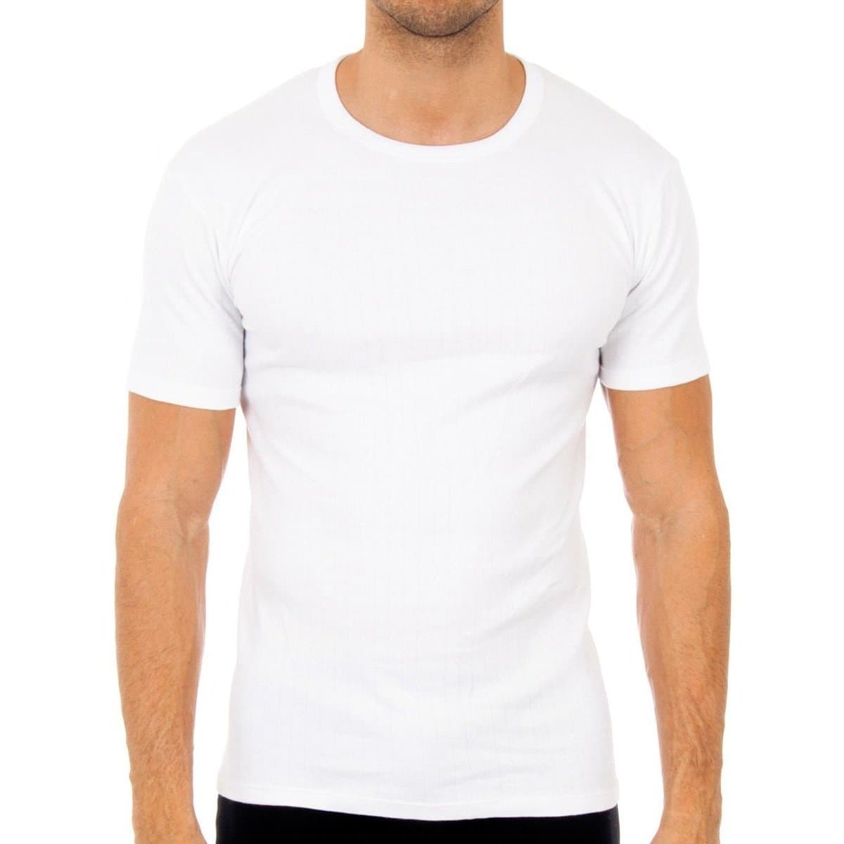 T-shirt με κοντά μανίκια Abanderado 0206-BLANCO