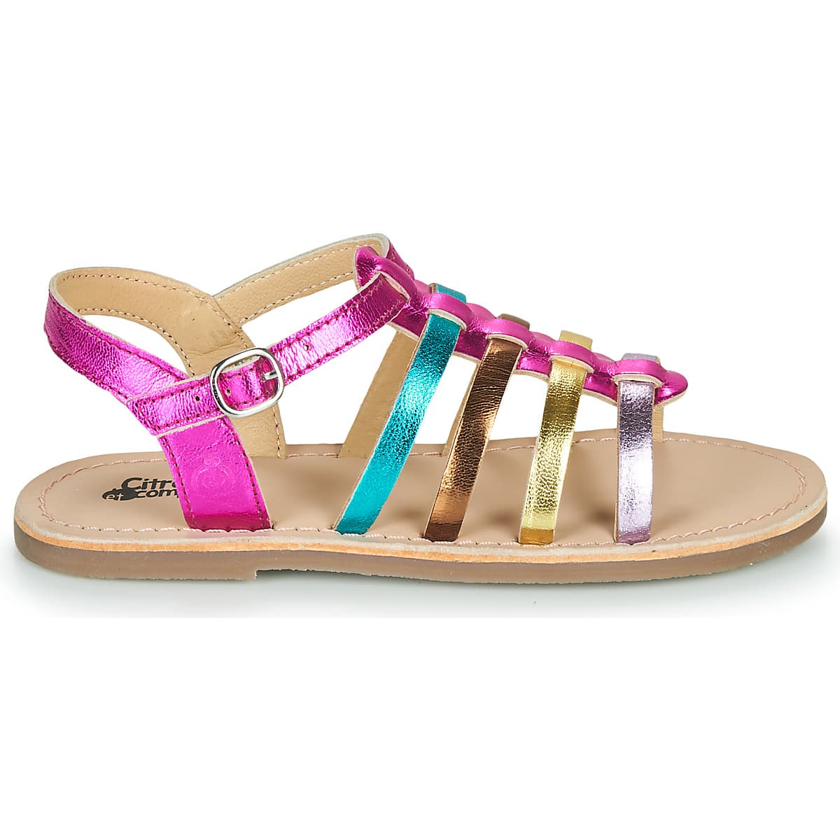 Girls' Sandals Citrouille et Compagnie Multicolor