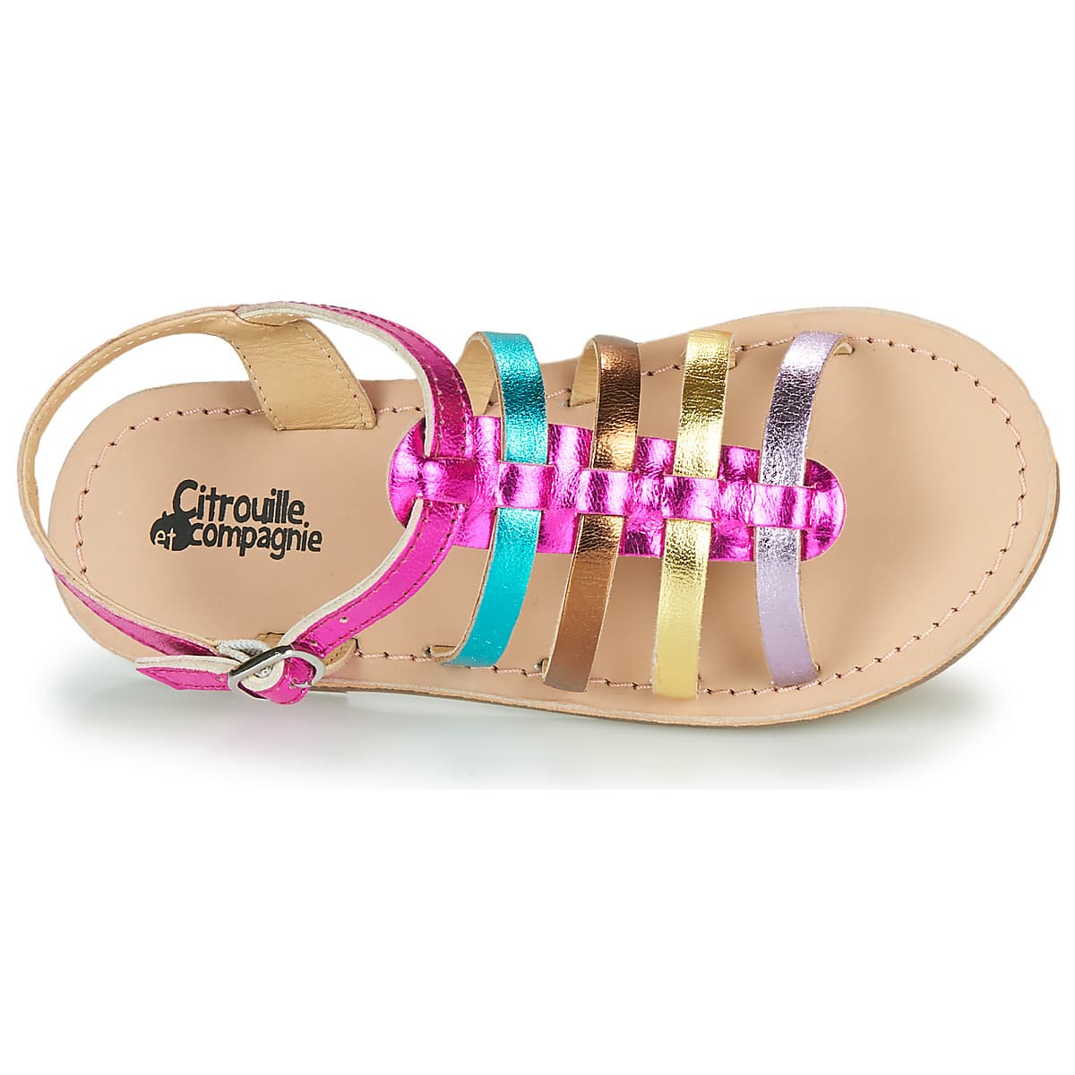 Girls' Sandals Citrouille et Compagnie Multicolor