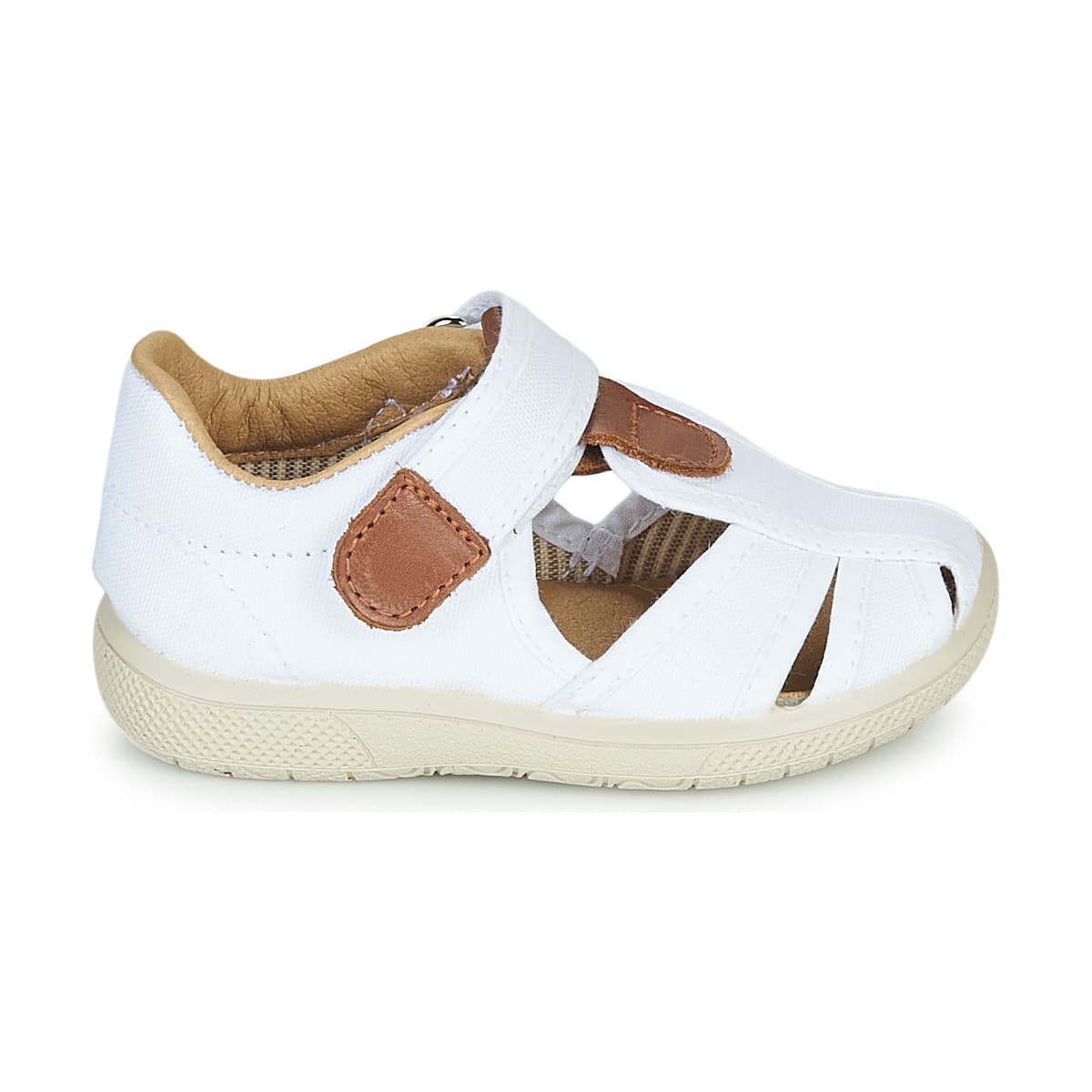Boys' Sandals Citrouille et Compagnie White