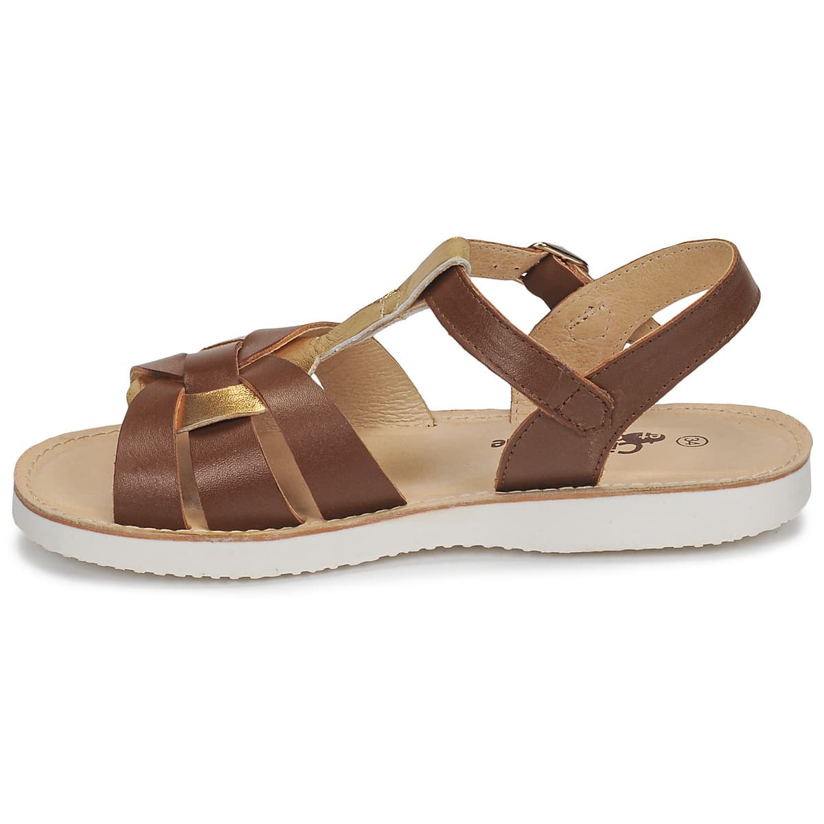 Girls' Sandals Citrouille et Compagnie Brown