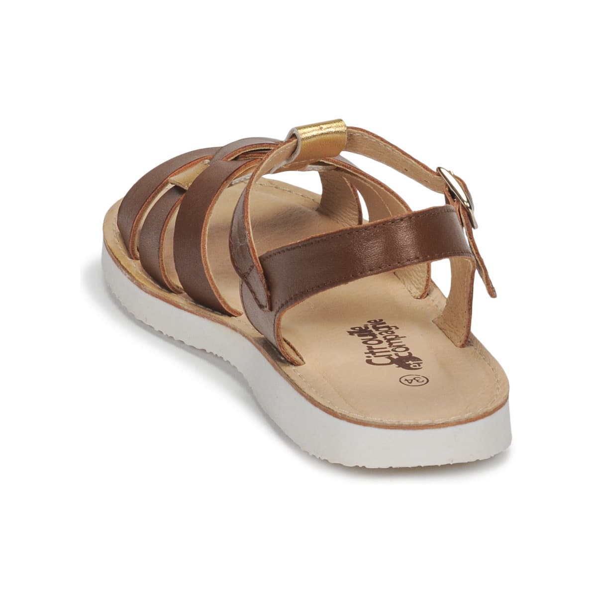 Girls' Sandals Citrouille et Compagnie Brown