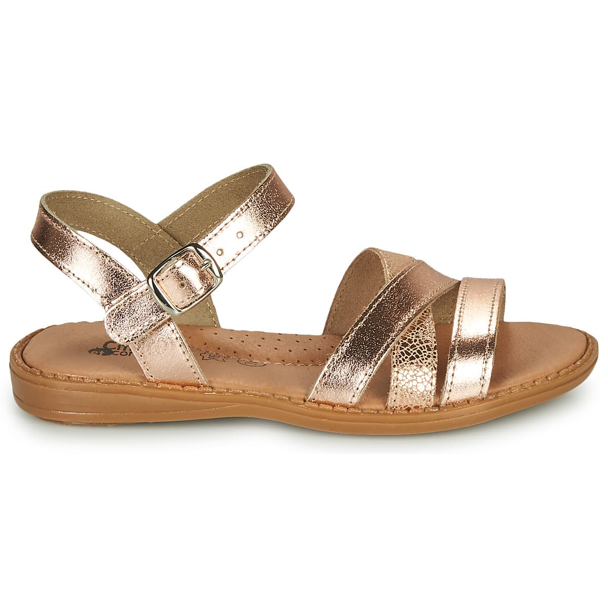 Girls' Sandals Citrouille et Compagnie Brown