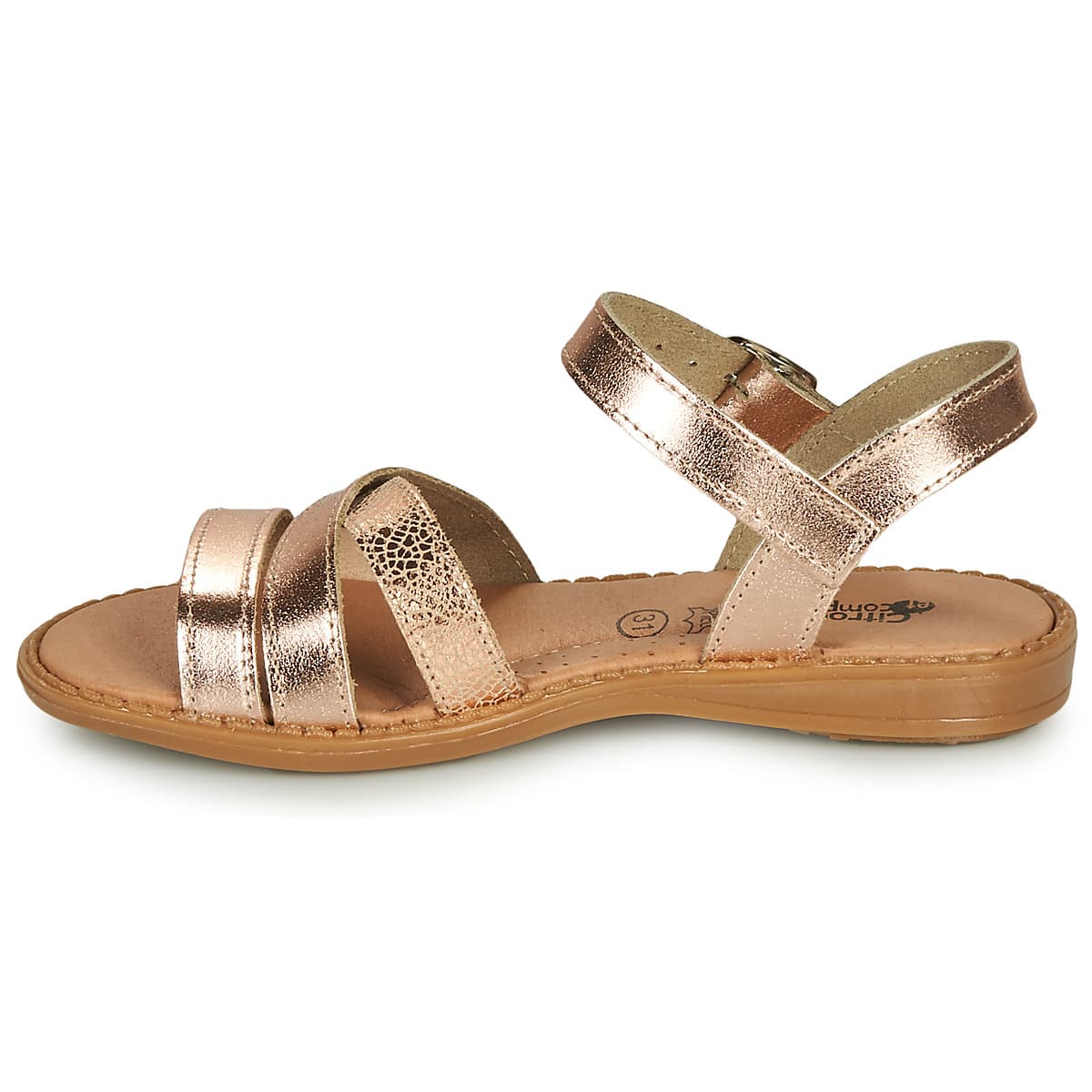 Girls' Sandals Citrouille et Compagnie Brown