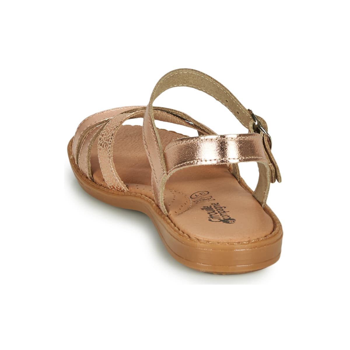 Girls' Sandals Citrouille et Compagnie Brown