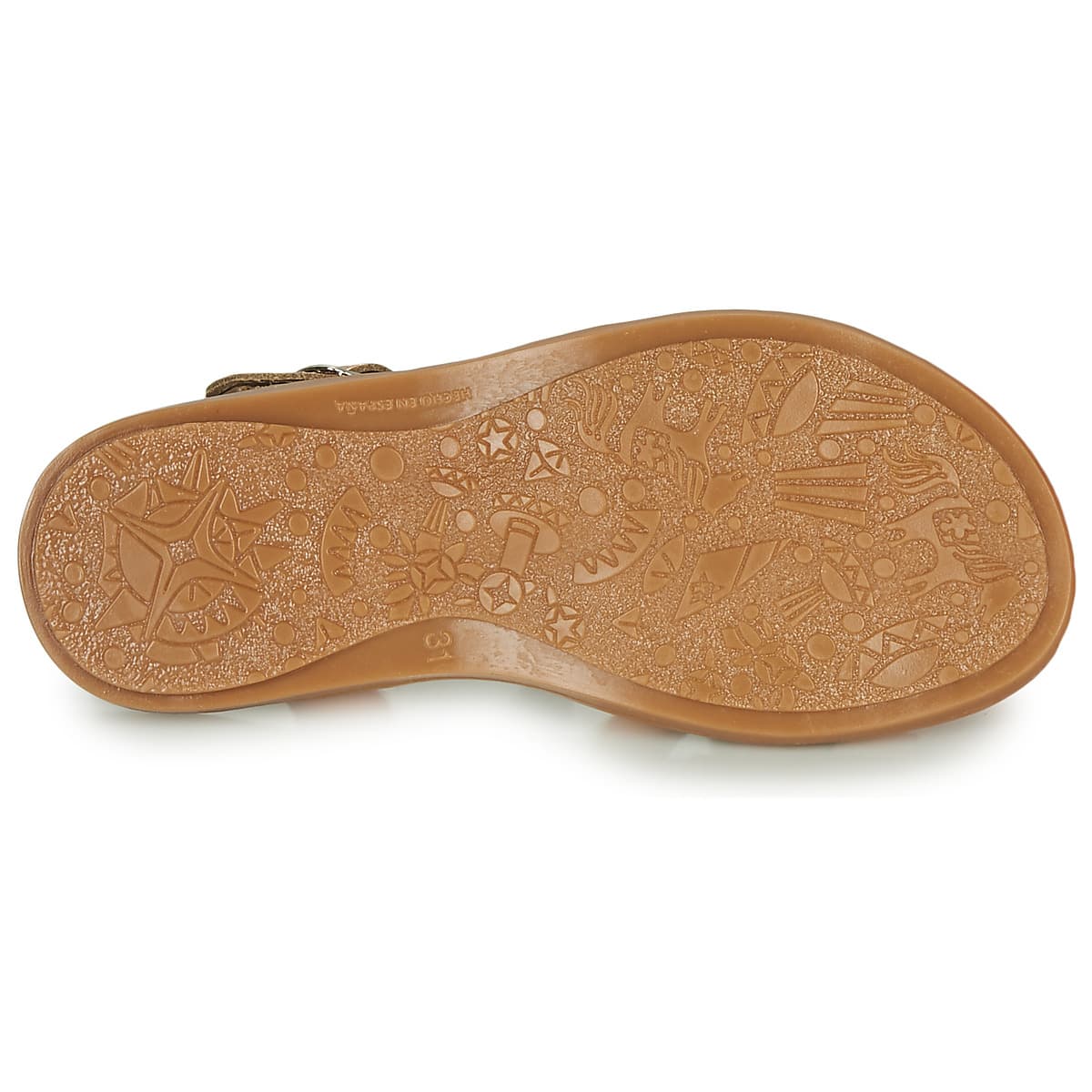 Girls' Sandals Citrouille et Compagnie Brown