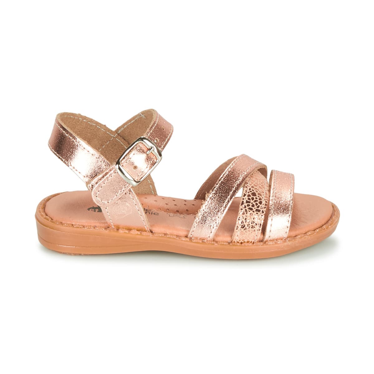 Girls' Sandals Citrouille et Compagnie Brown