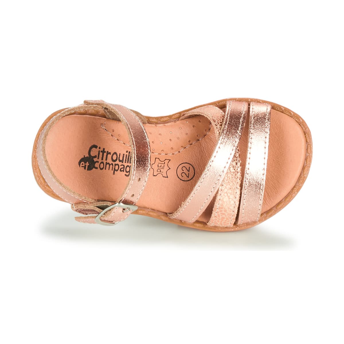 Girls' Sandals Citrouille et Compagnie Brown
