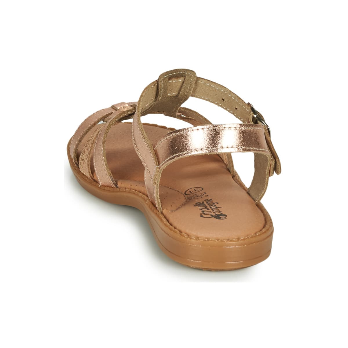 Girls' Sandals Citrouille et Compagnie Brown