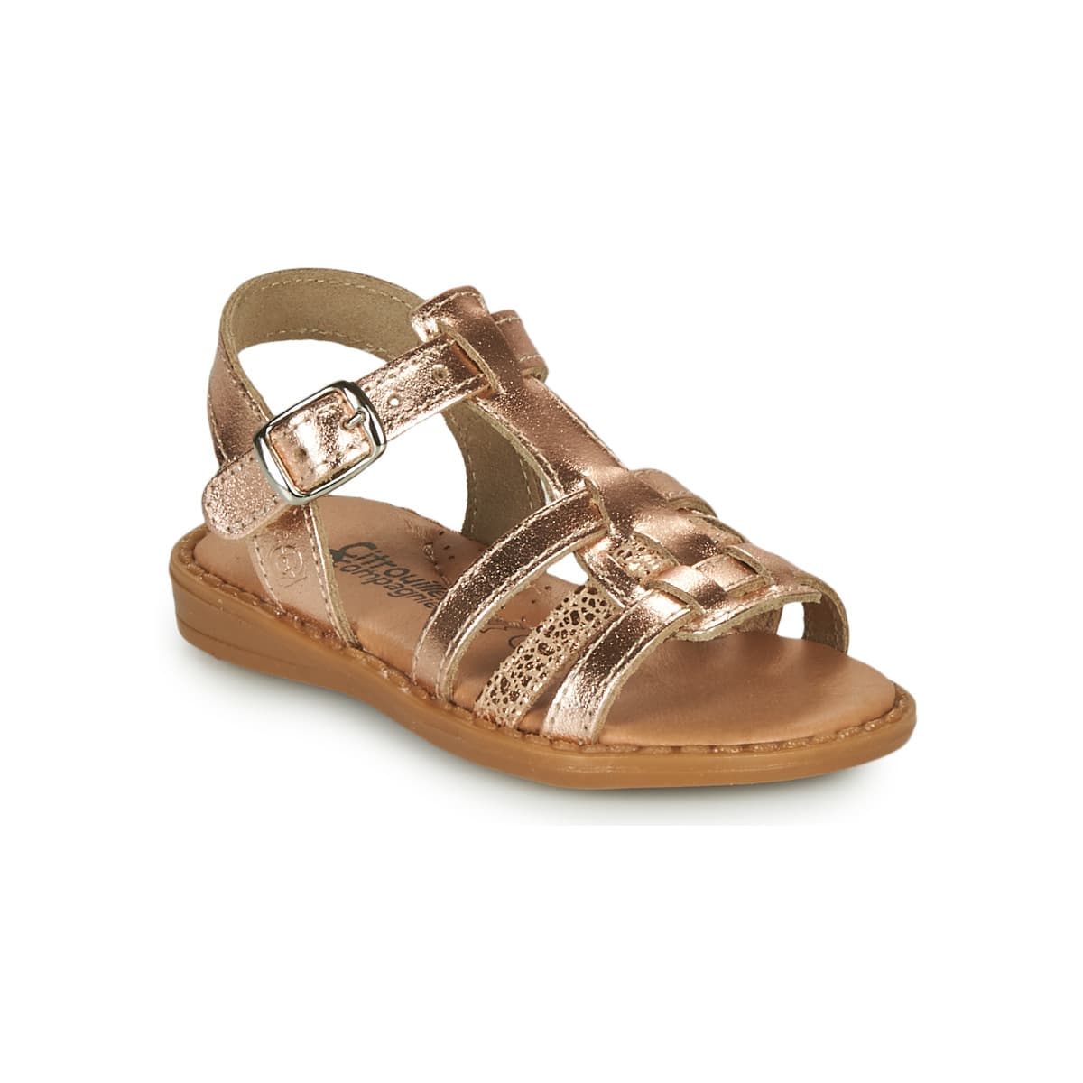 Girls' Sandals Citrouille et Compagnie Brown