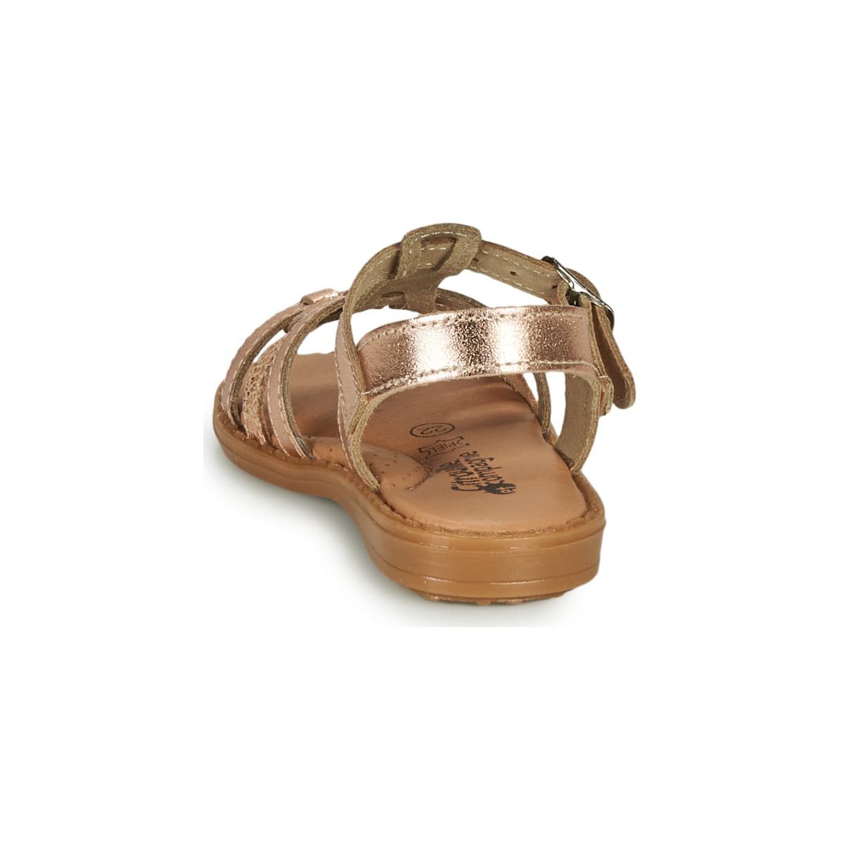 Girls' Sandals Citrouille et Compagnie Brown