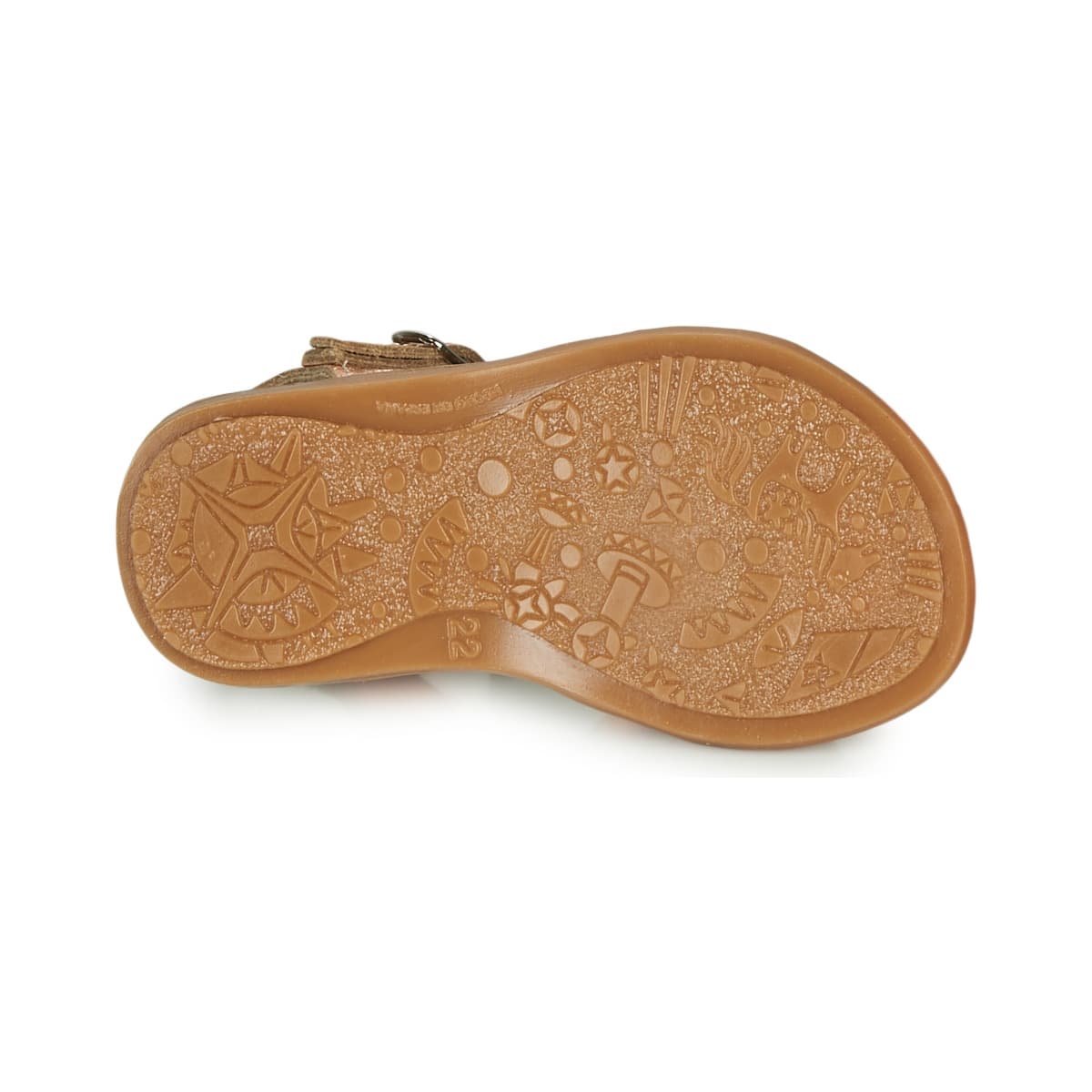 Girls' Sandals Citrouille et Compagnie Brown