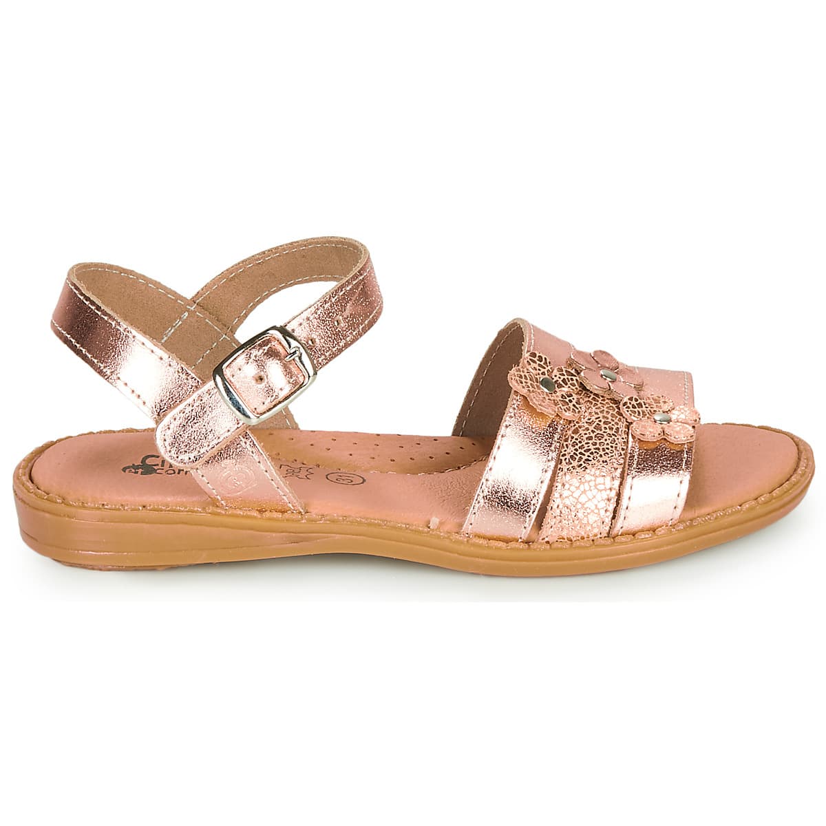 Girls' Sandals Citrouille et Compagnie Brown