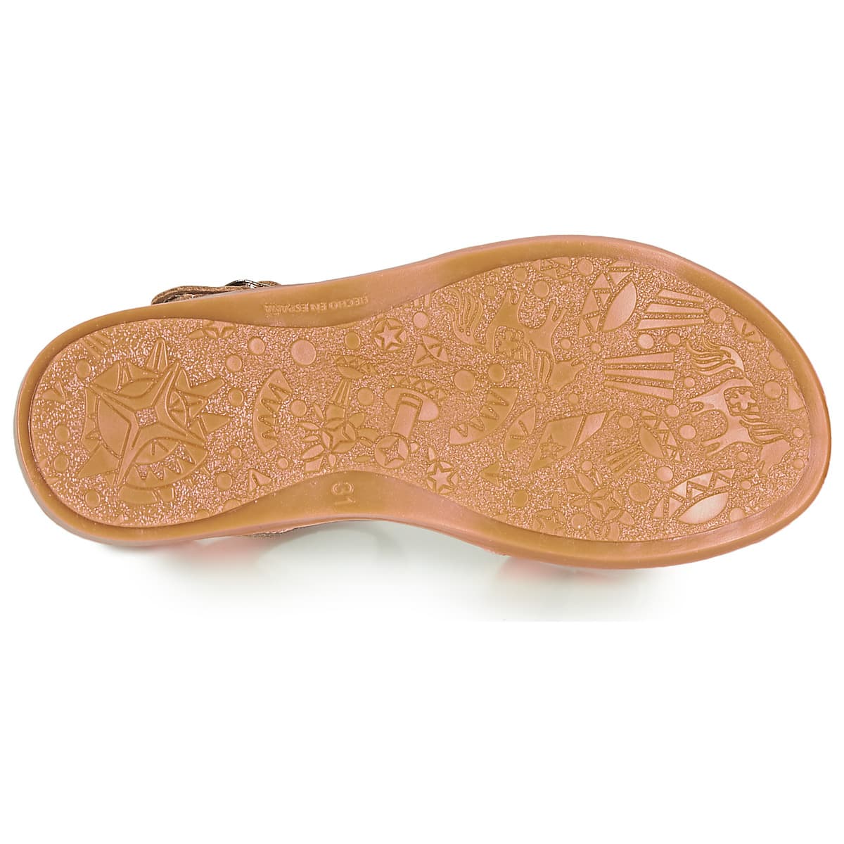 Girls' Sandals Citrouille et Compagnie Brown