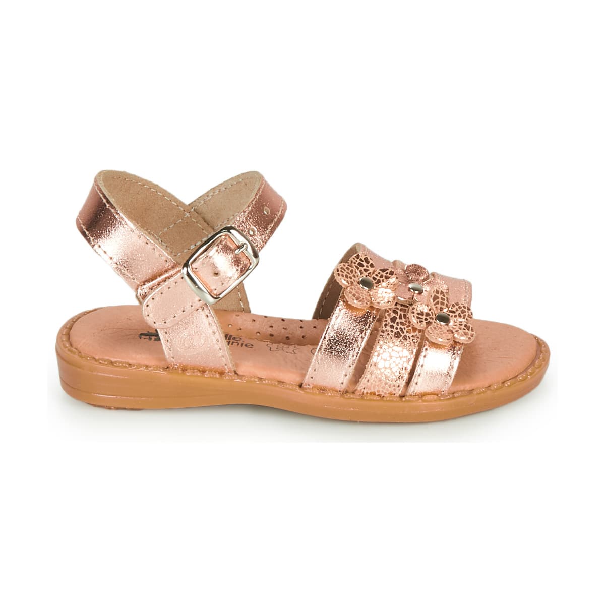 Girls' Sandals Citrouille et Compagnie Brown
