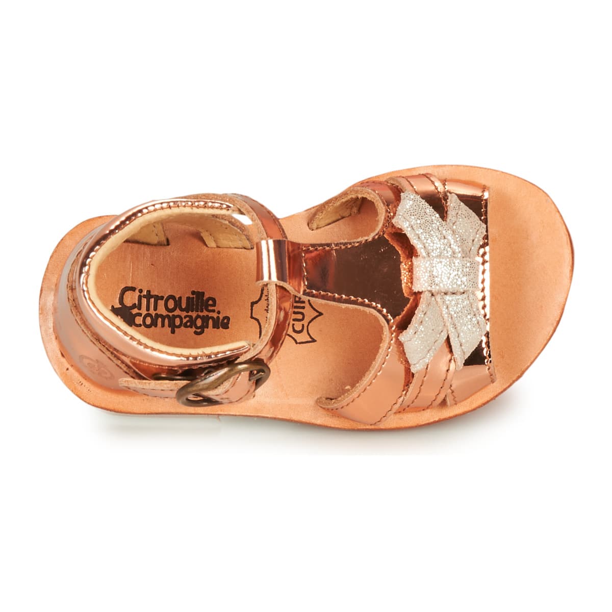 Girls' Sandals Citrouille et Compagnie Brown