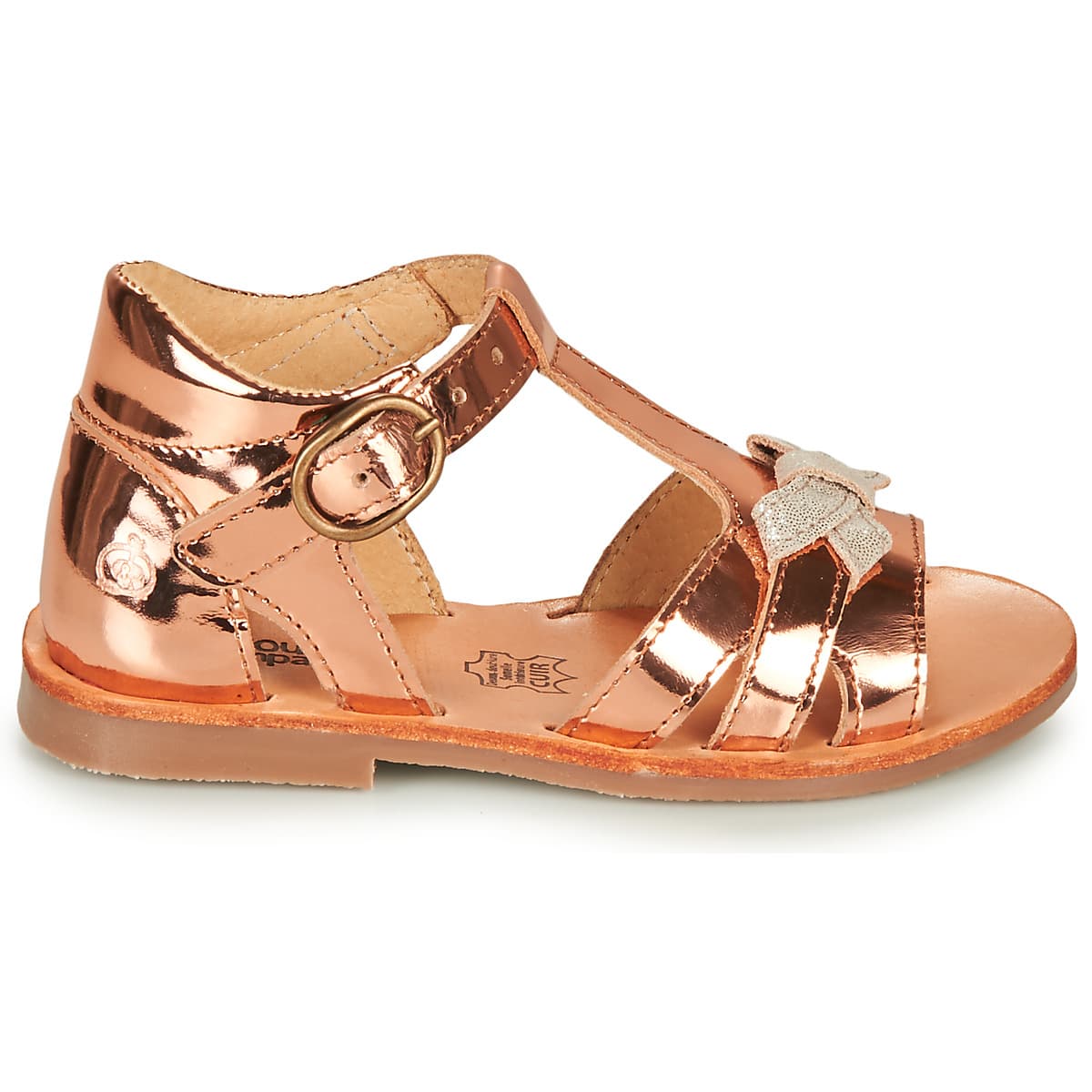 Girls' Sandals Citrouille et Compagnie Brown