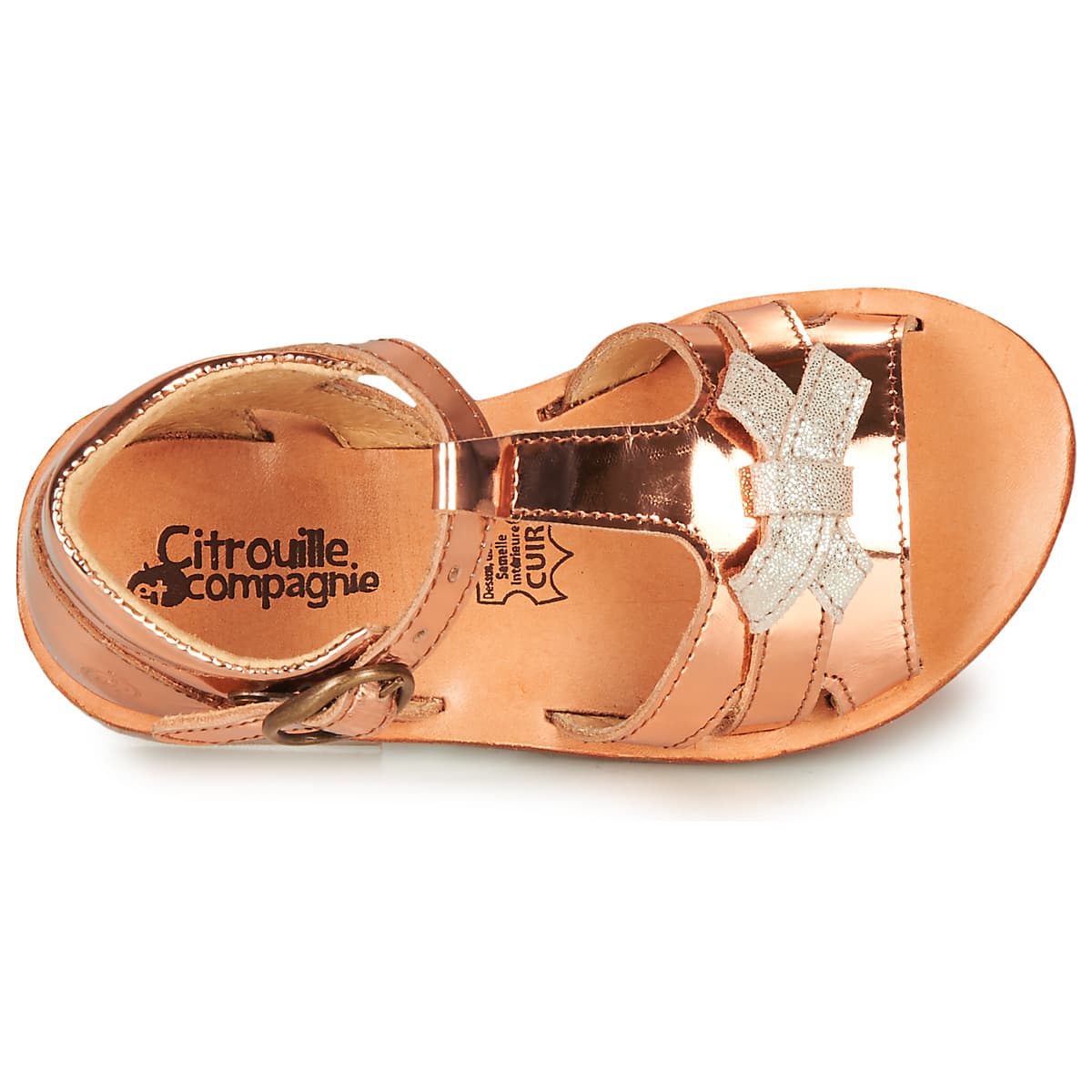 Girls' Sandals Citrouille et Compagnie Brown