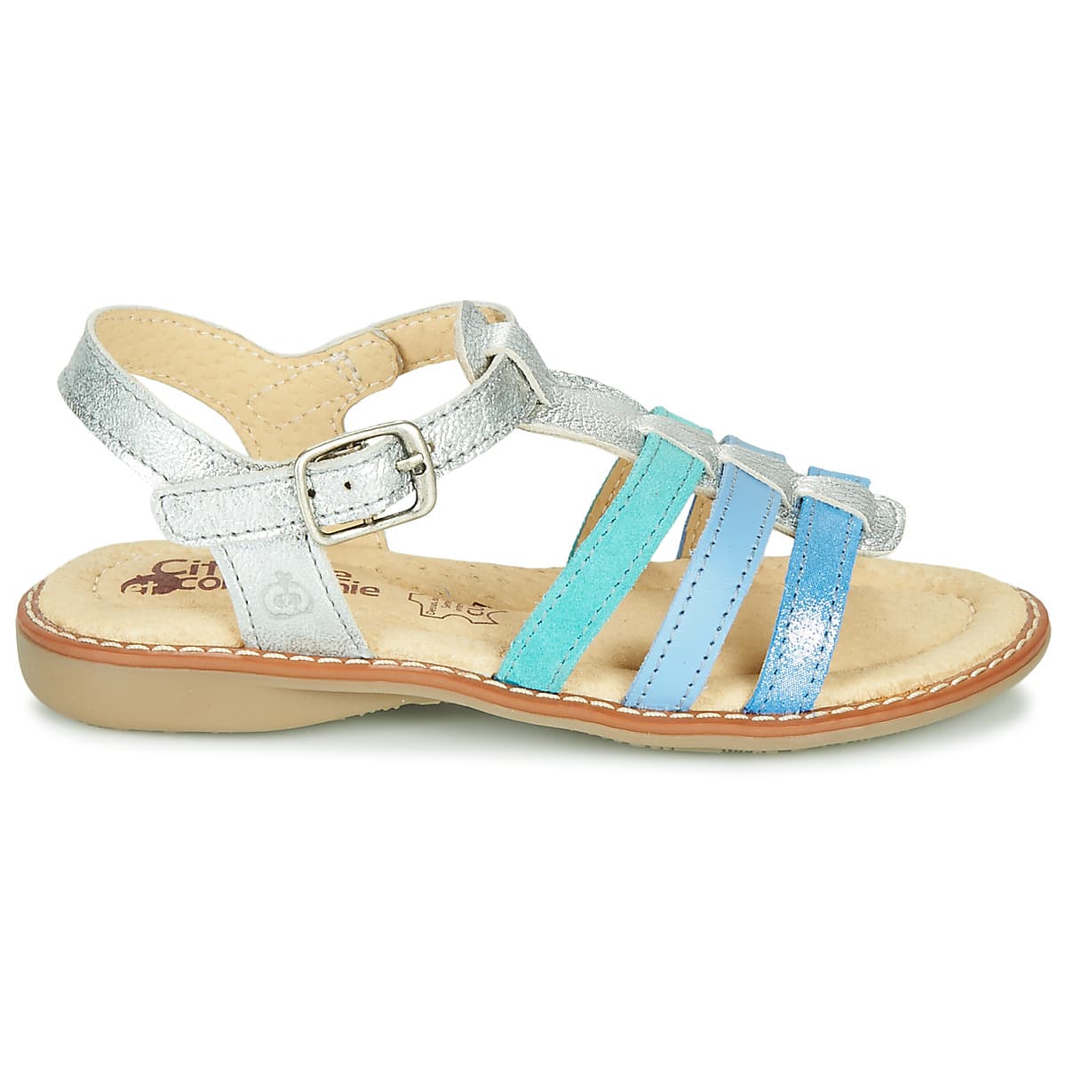 Girls' Sandals Citrouille et Compagnie Silver