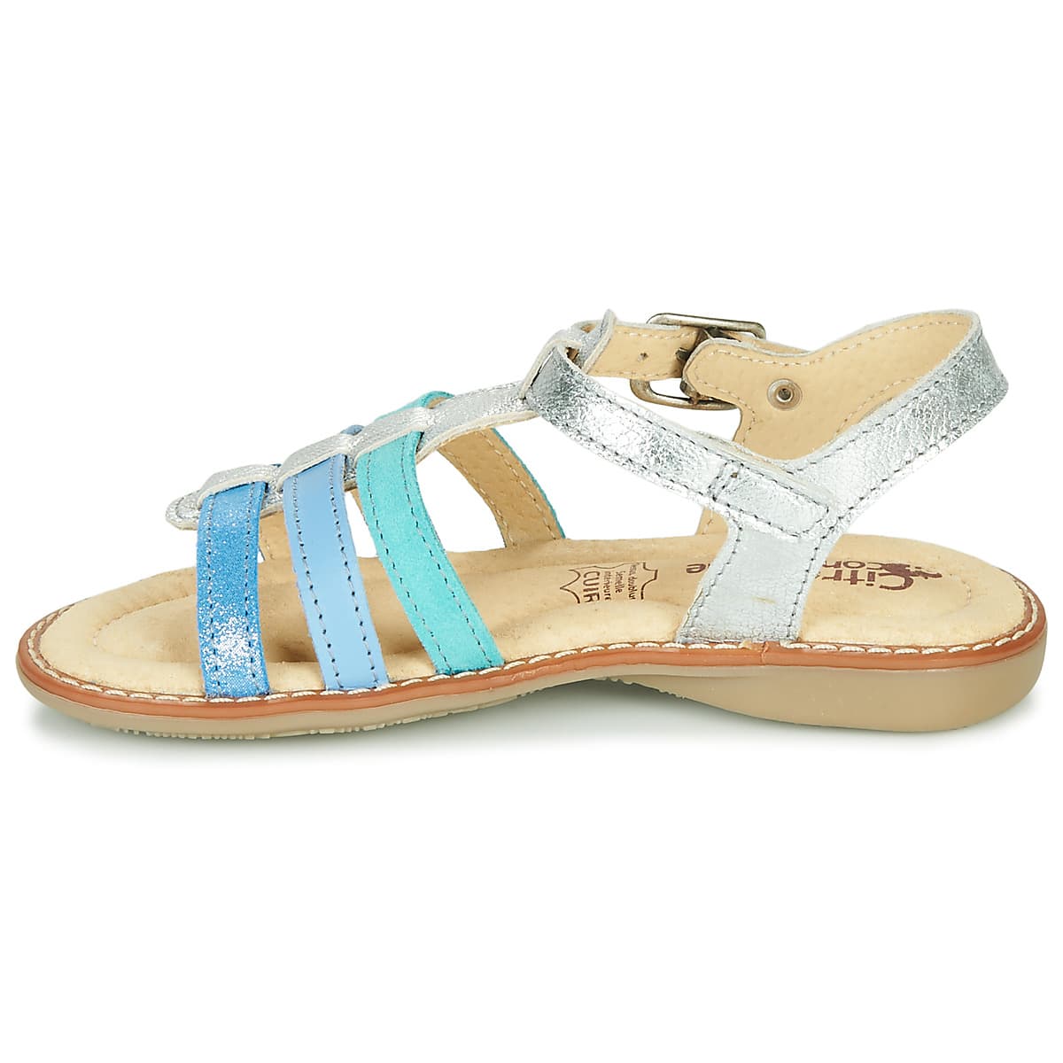 Girls' Sandals Citrouille et Compagnie Silver
