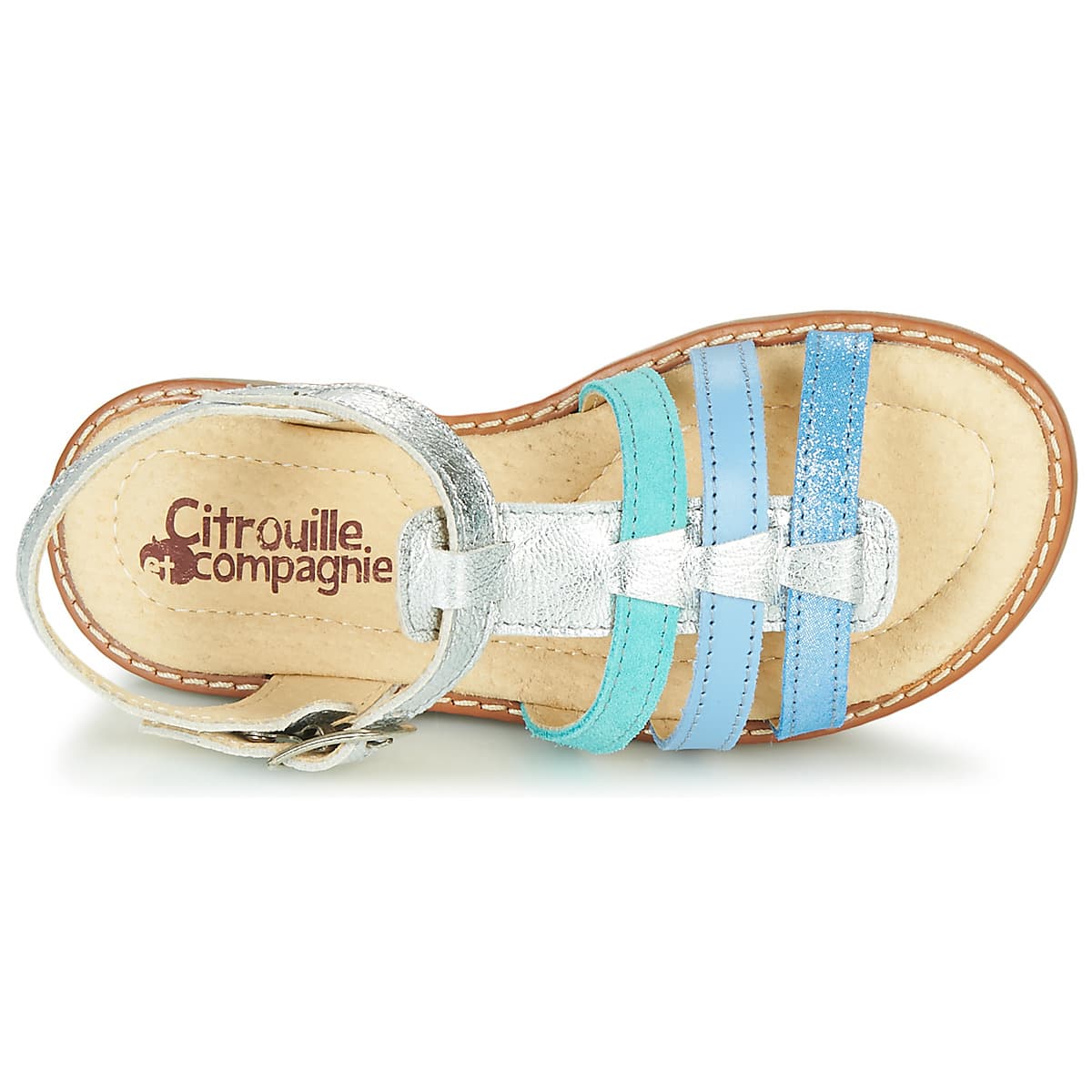 Girls' Sandals Citrouille et Compagnie Silver