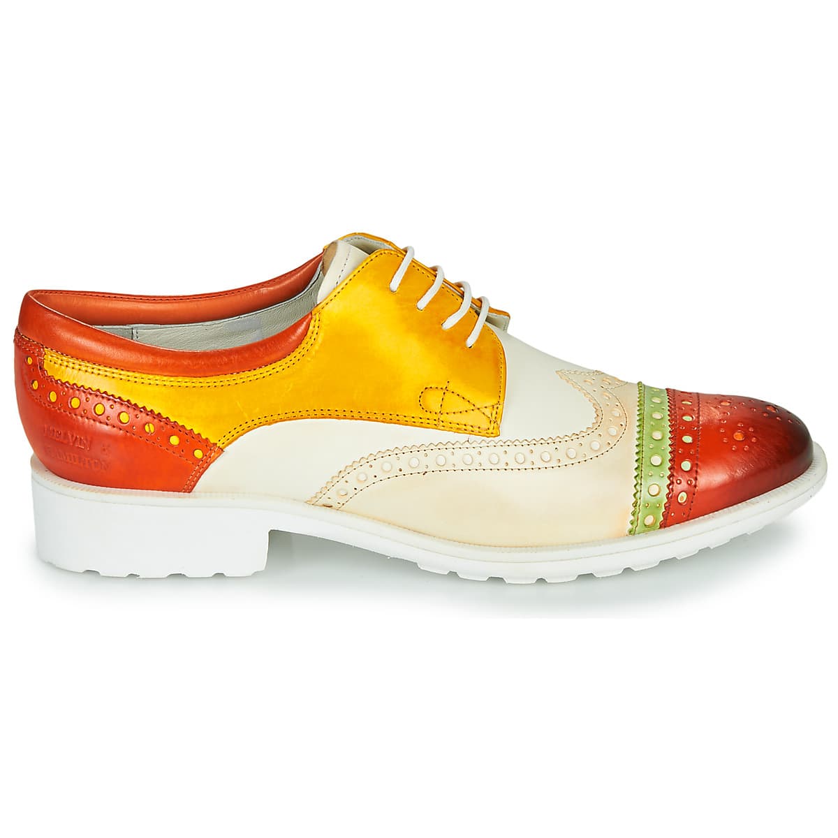 Women's Derby Shoes Melvin & Hamilton White