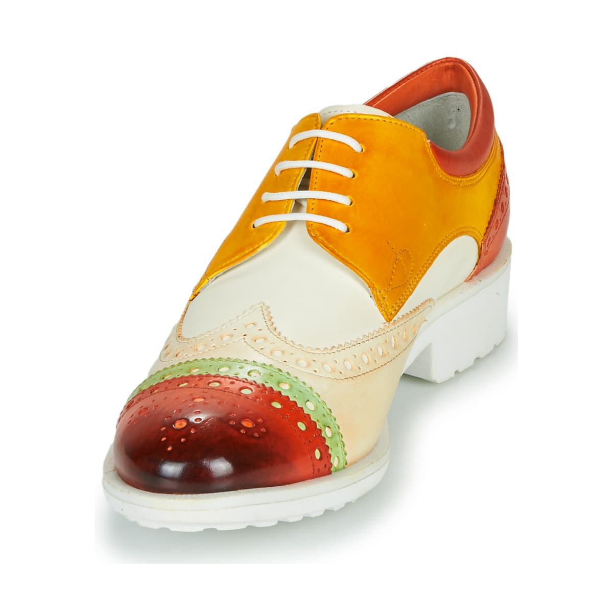 Women's Derby Shoes Melvin & Hamilton White