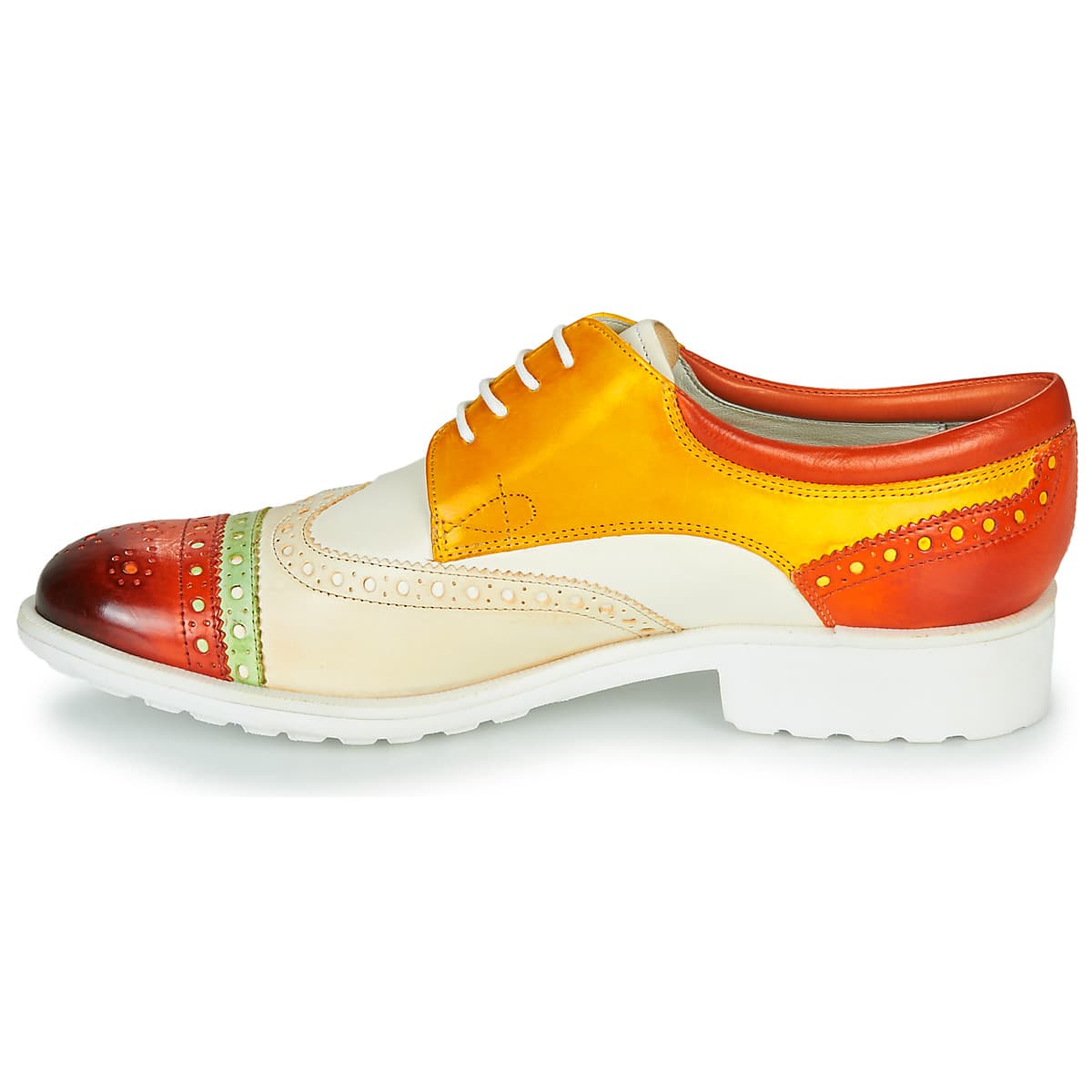 Women's Derby Shoes Melvin & Hamilton White