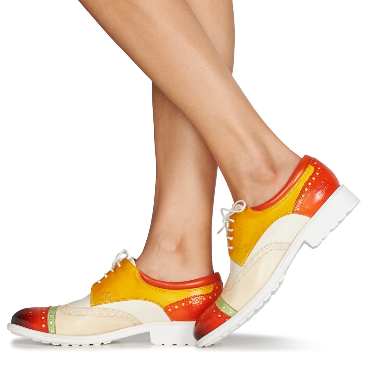 Women's Derby Shoes Melvin & Hamilton White