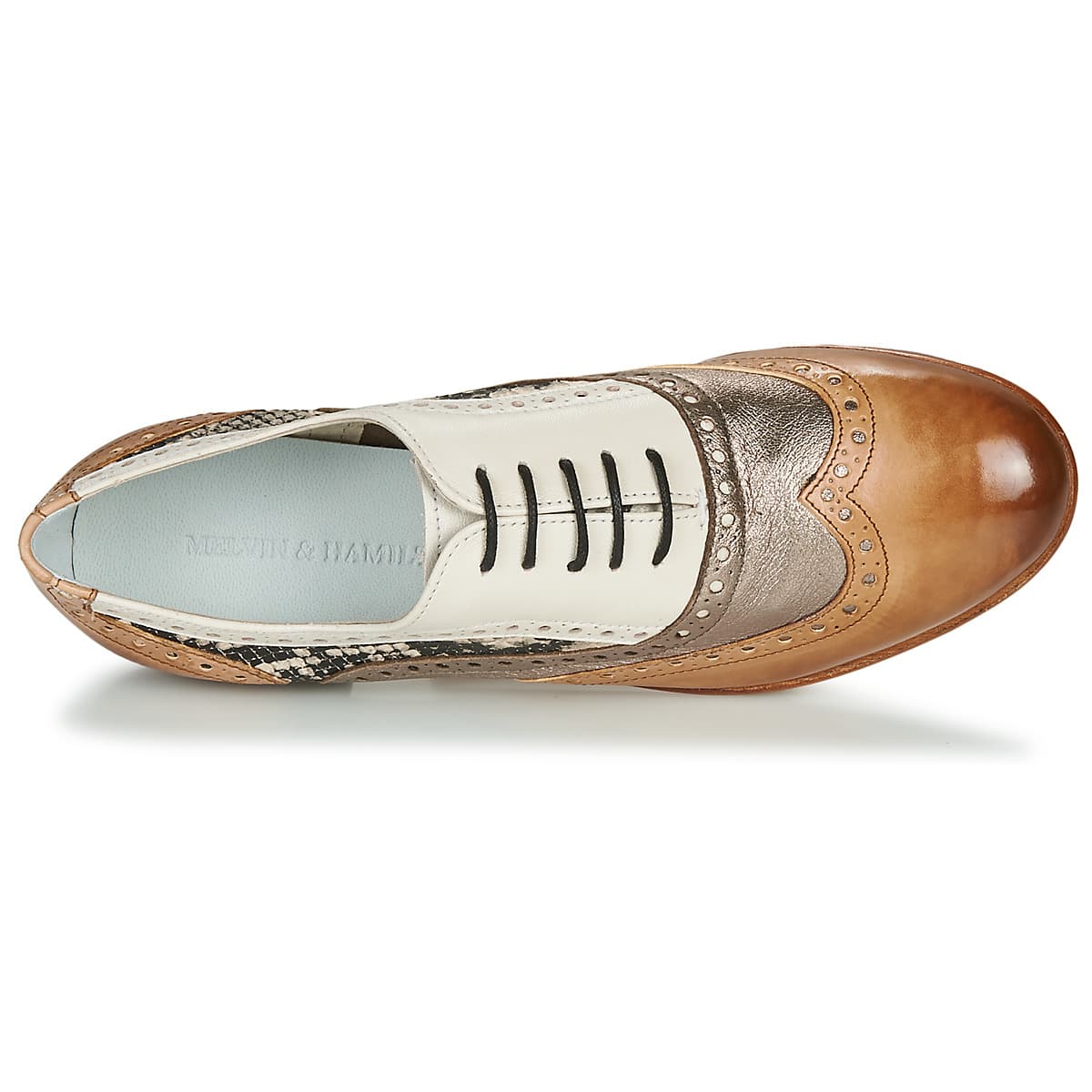 Women's Derby Shoes Melvin & Hamilton Brown