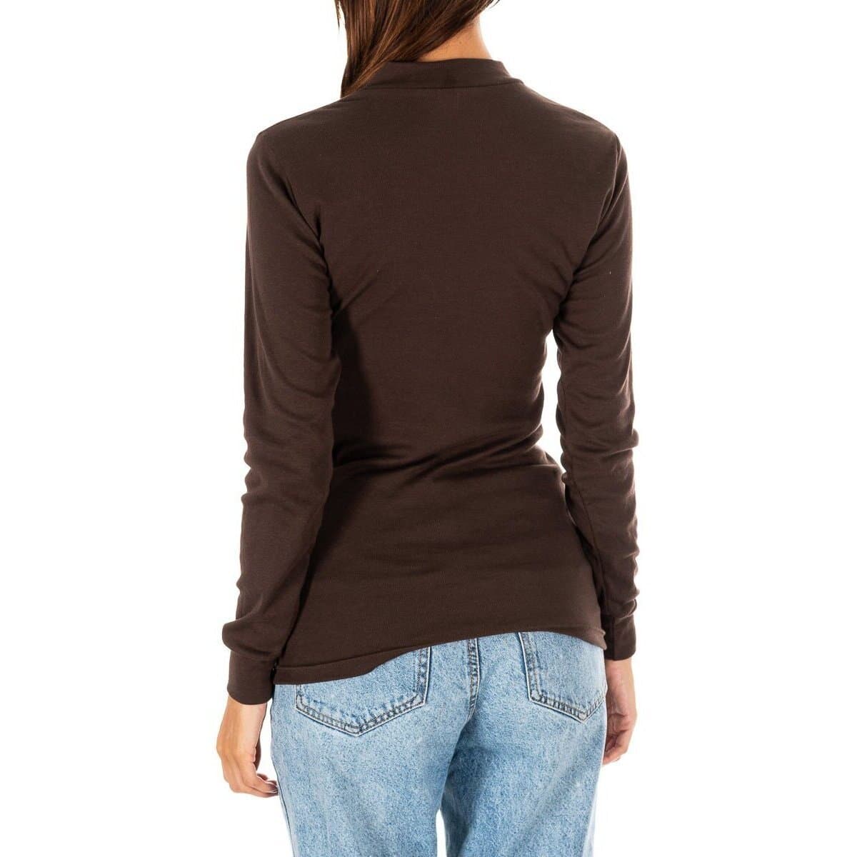 Women's T-Shirts Kisses And Love Brown