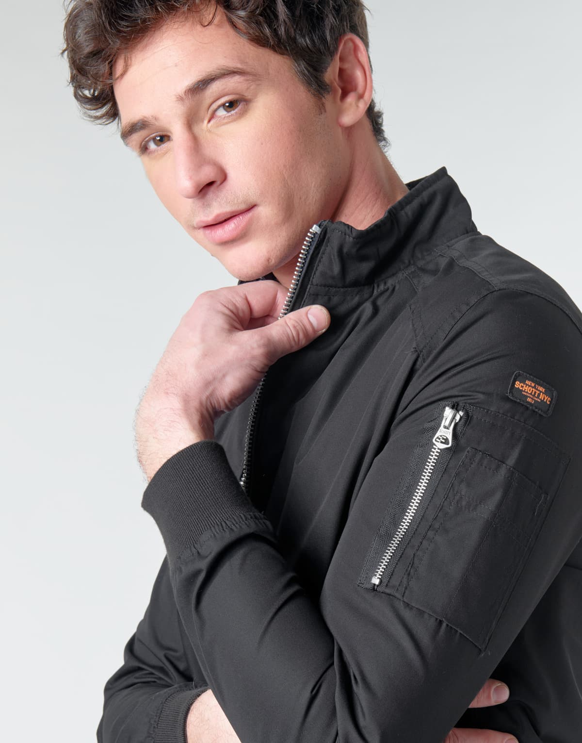 Men's Jackets Schott Black