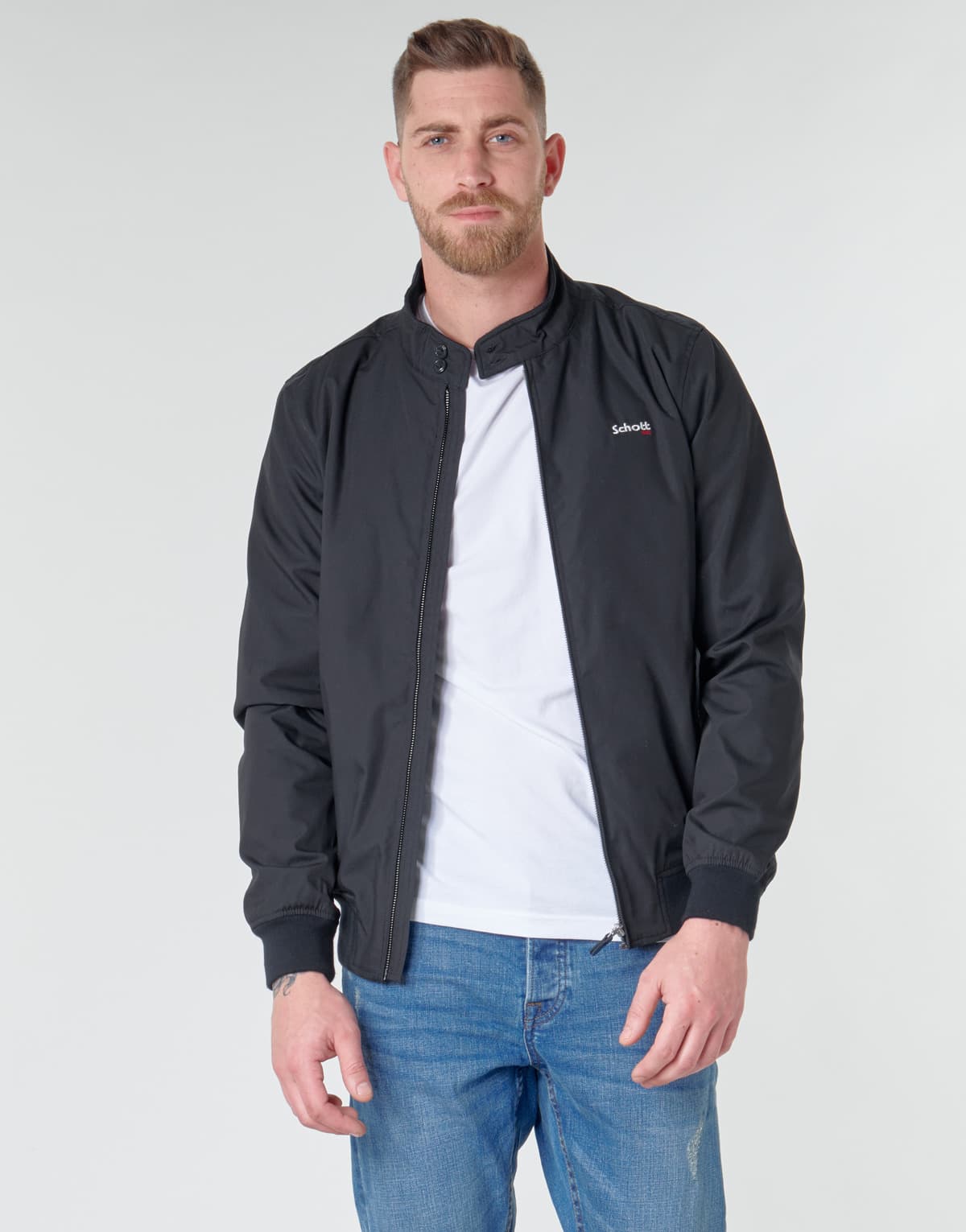 Men's Jackets Schott Blue