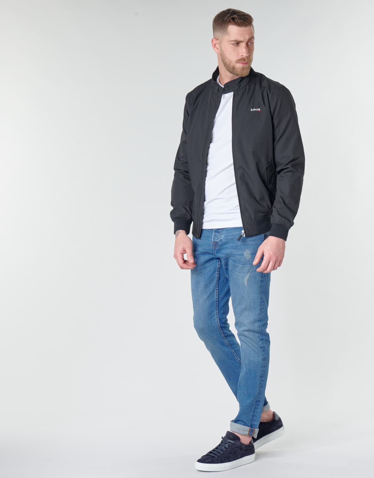 Men's Jackets Schott Blue