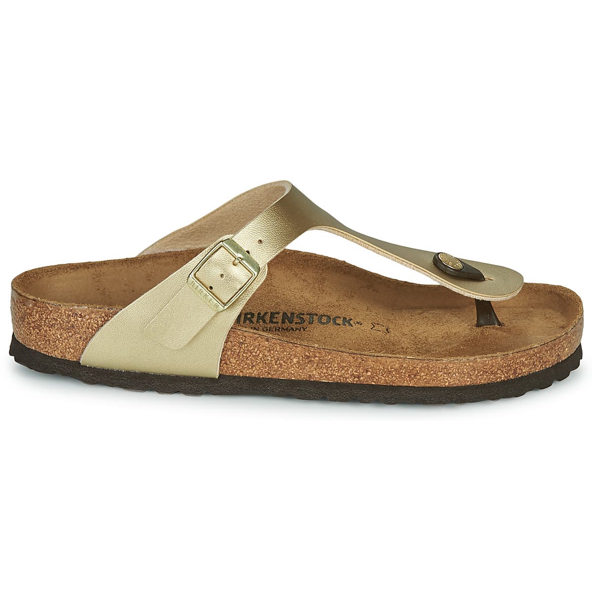 Γυναικεία Ανατομικά Σανδάλια Birkenstock Gizeh 1016108 Χρυσά Regular Fit