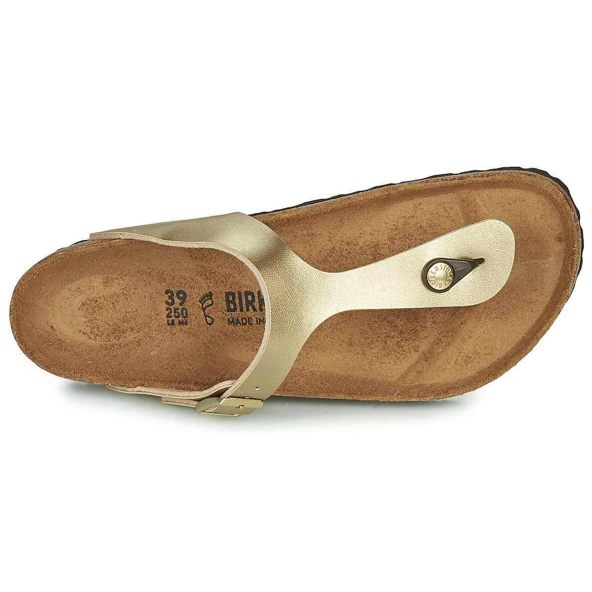 Γυναικεία Ανατομικά Σανδάλια Birkenstock Gizeh 1016108 Χρυσά Regular Fit