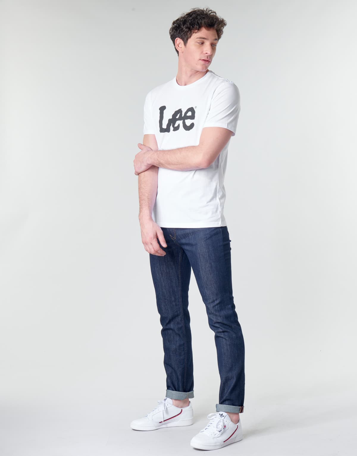 Men's T-Shirts Lee White