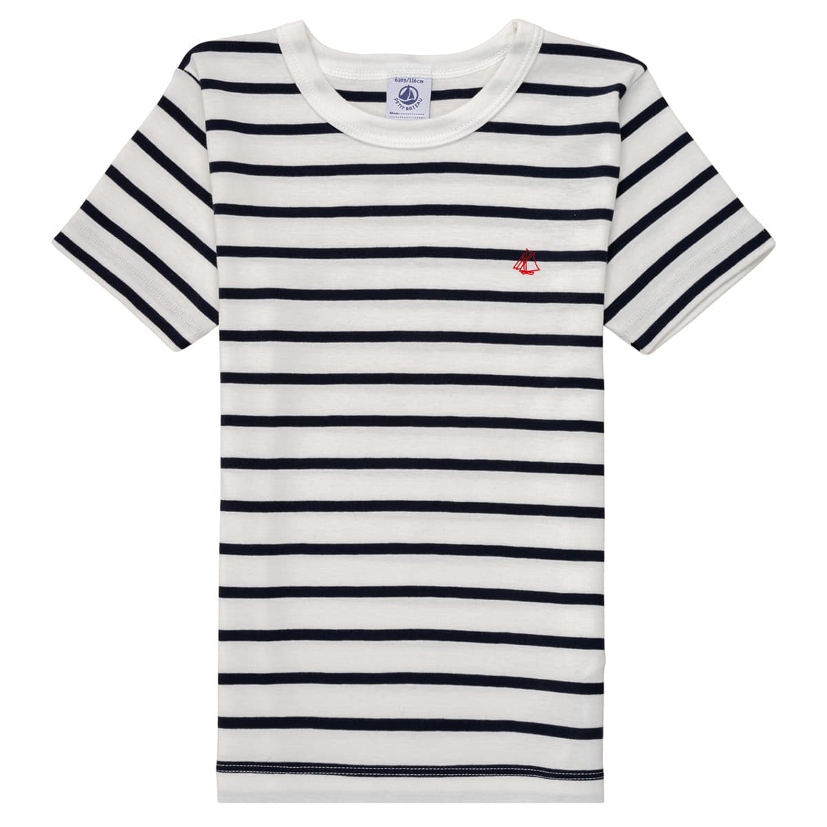 Boys' T-Shirts Petit Bateau White